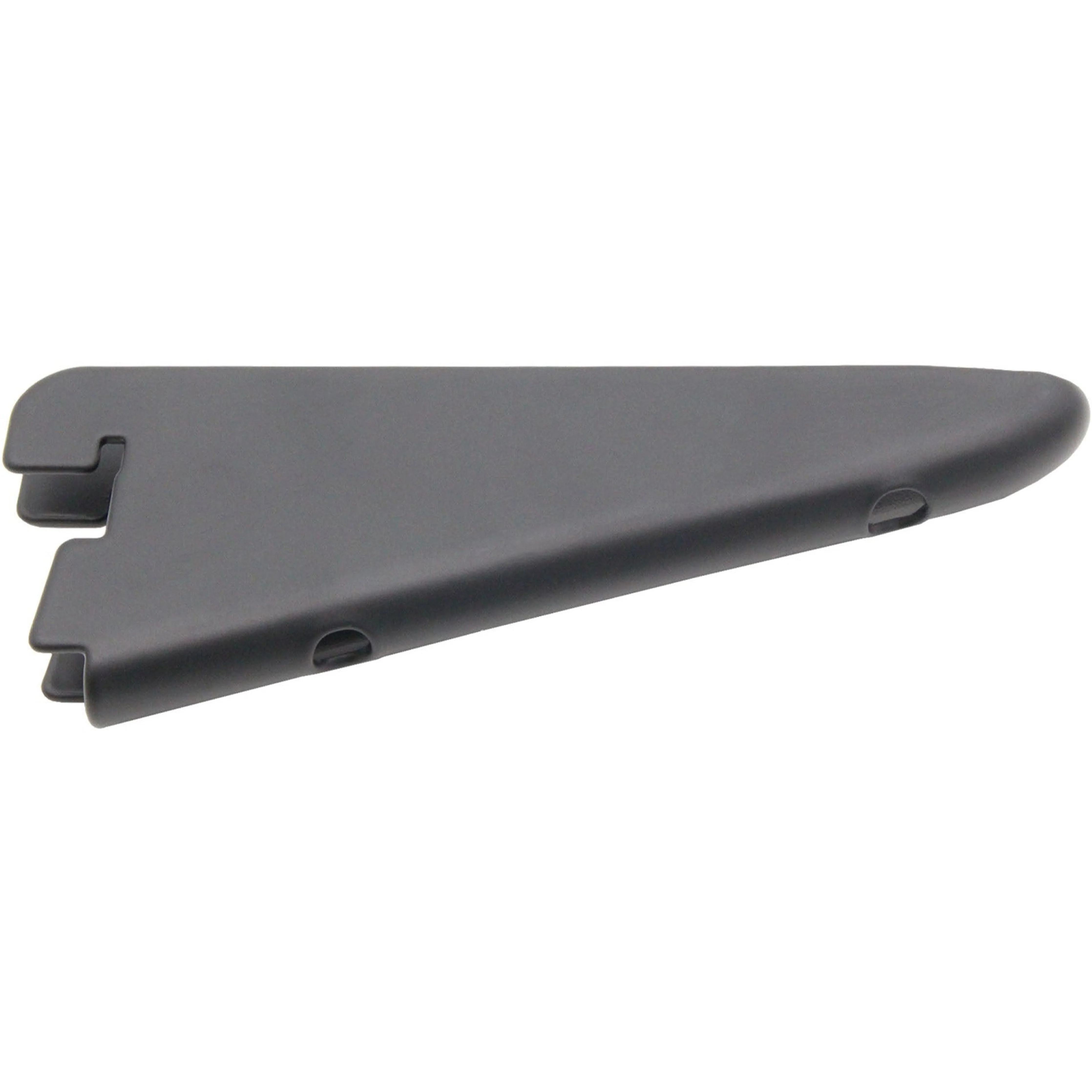 Twin Slot Shelving - Bracket - Black - 120mm
