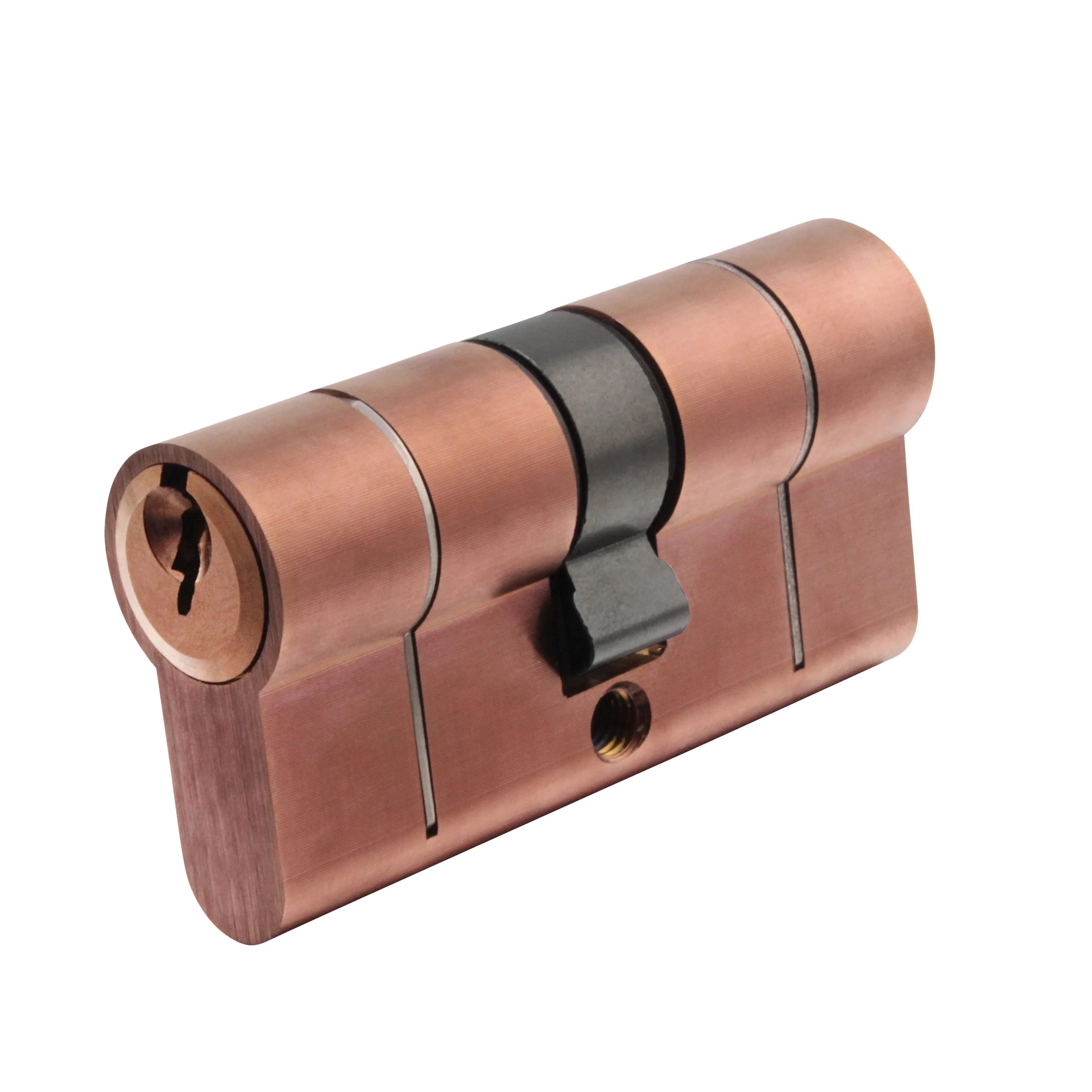 5 Pin 40/40mm 80mm [35+35+10mm] Euro Double Cylinder - Keyed to Differ - Satin Antique Bronze