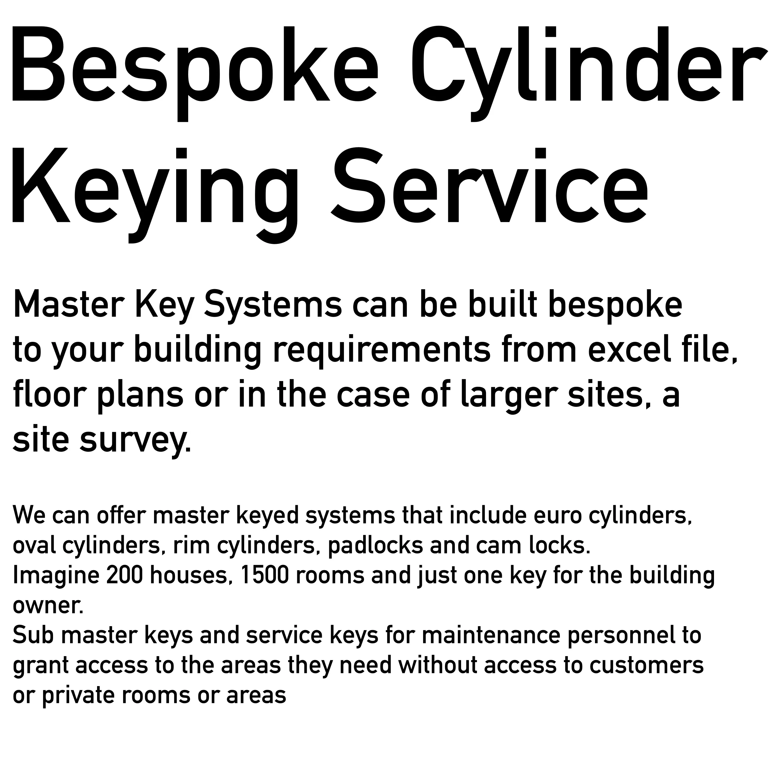5 Pin 40/40mm 80mm [35+35+10mm] Euro Cylinder and Turn - Keyed Alike - Polished Chrome - Image 3