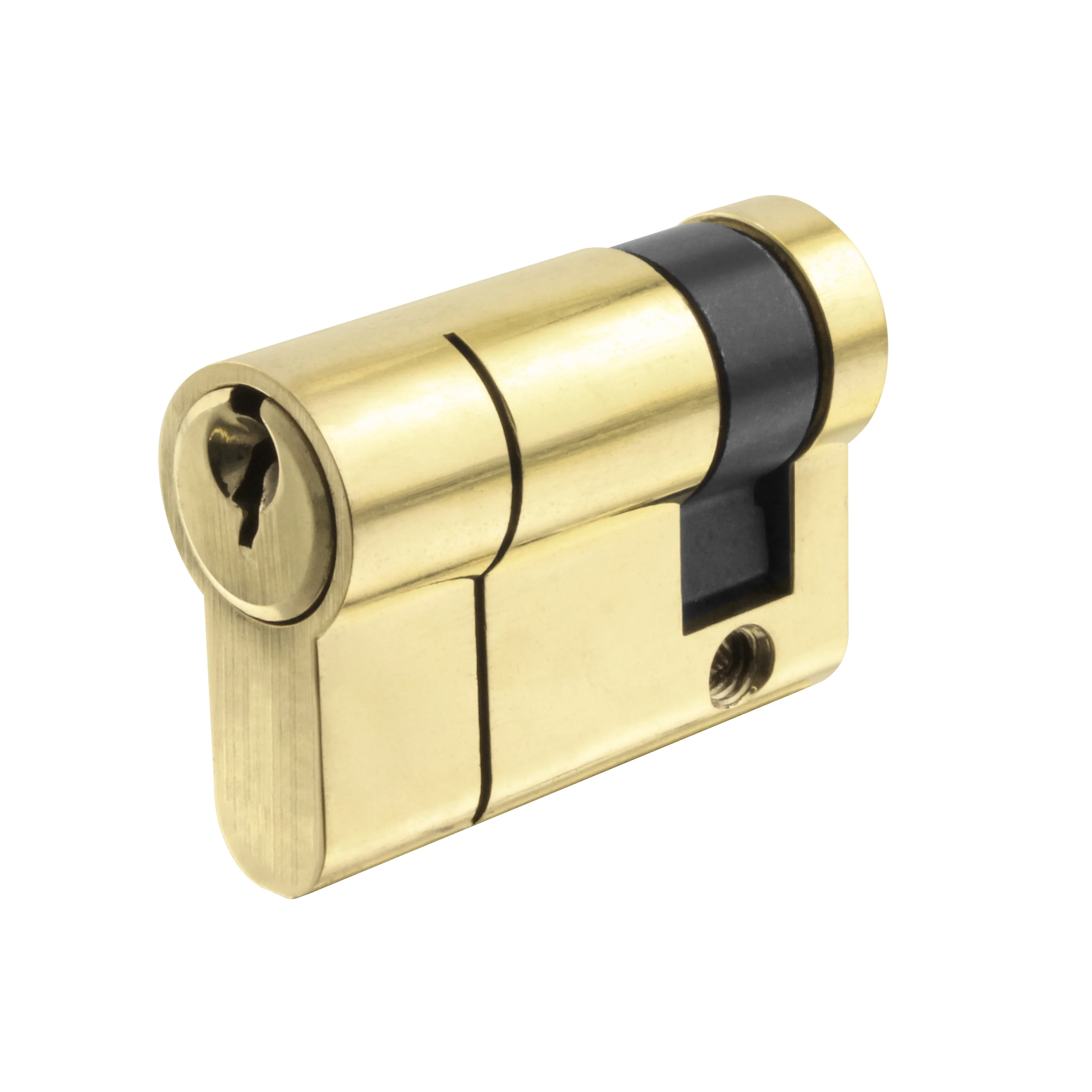5 Pin 45mm [30+5+10mm] Cylinder - Keyed Alike - Polished Brass