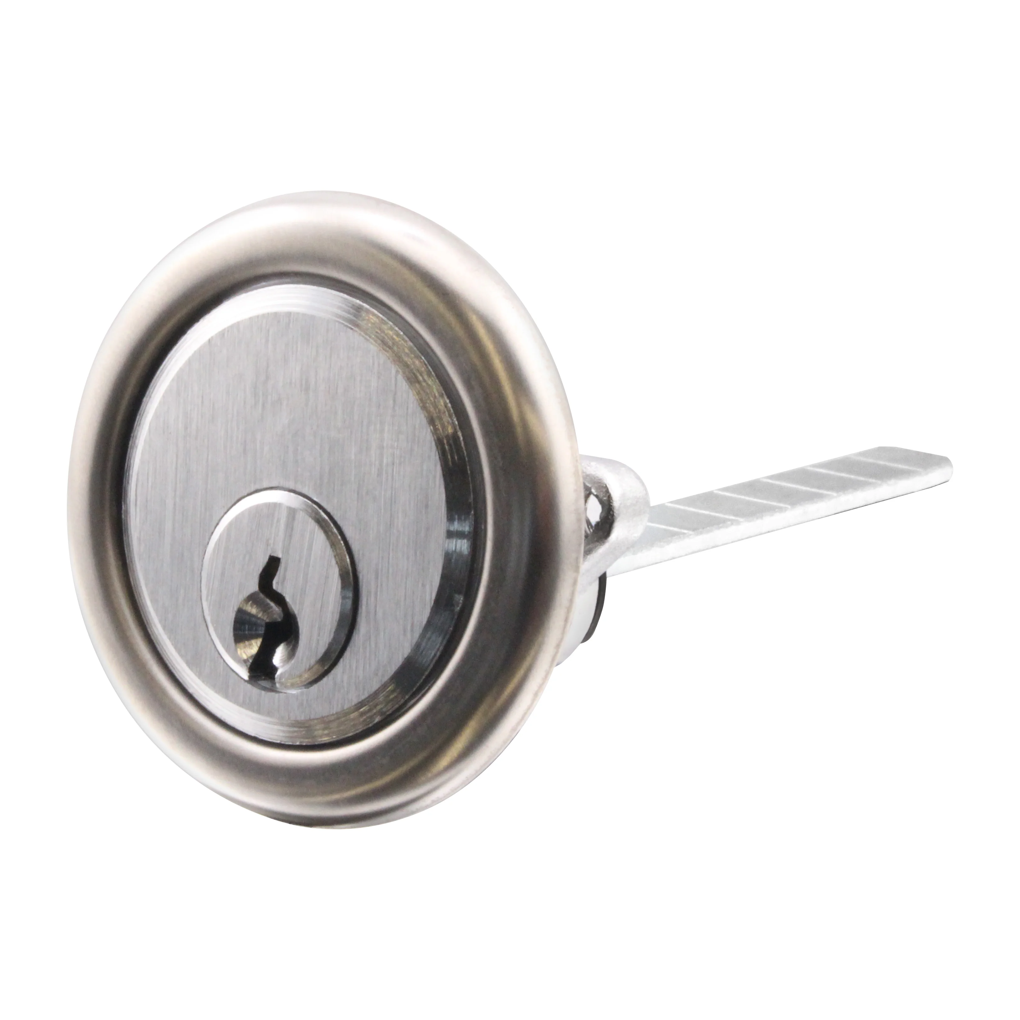 5 Pin Universal Rim Cylinder - Keyed to Differ - Satin Chrome