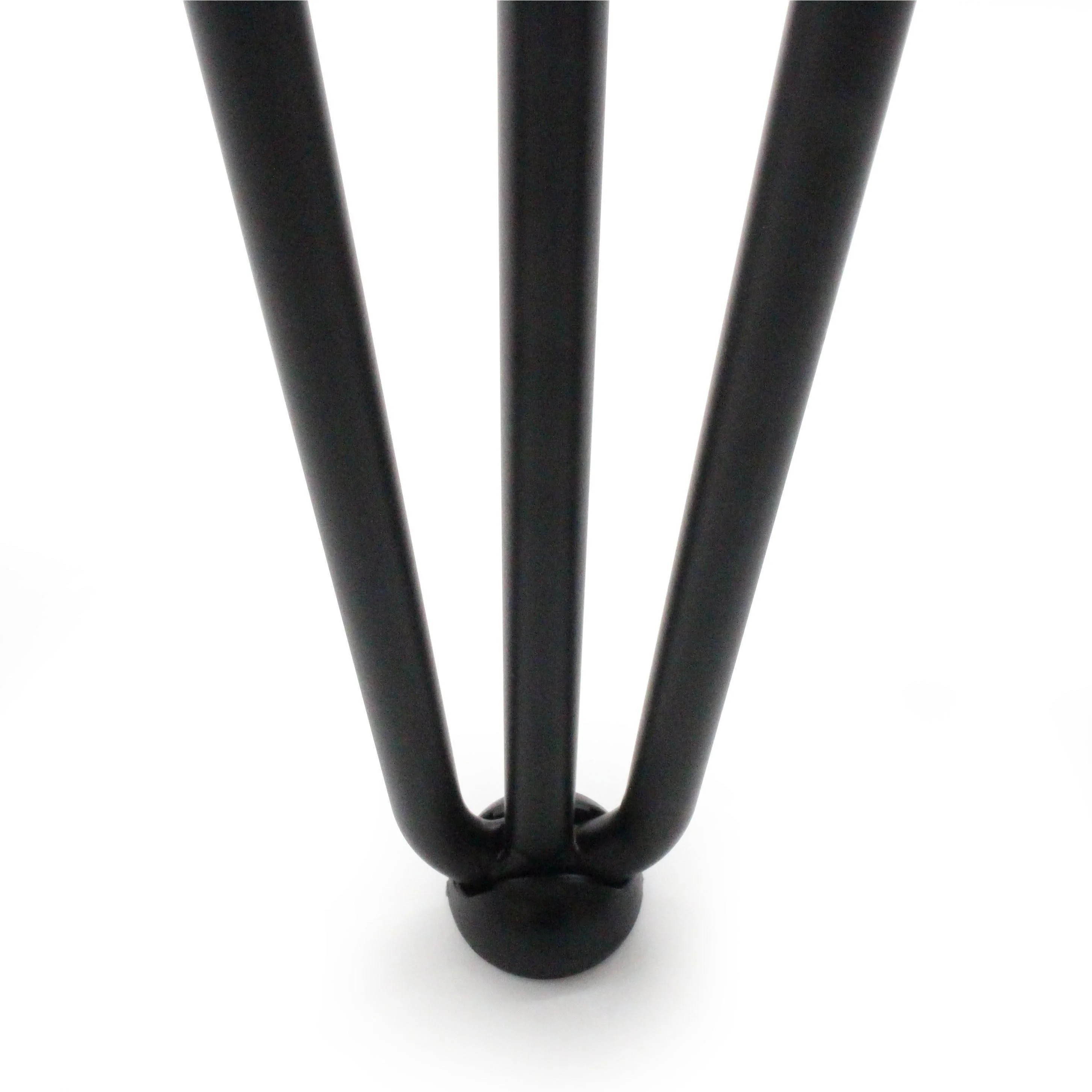 710mm 3 Pin Hairpin Table Leg Matt Black - Single Leg - Image 5