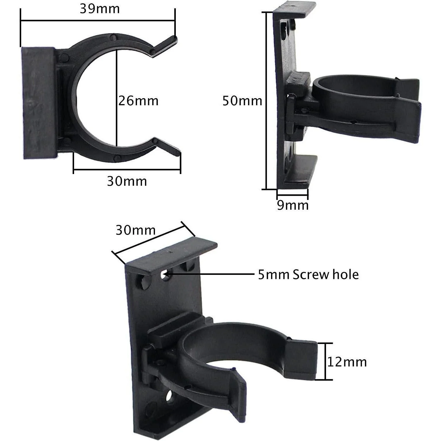 Kitchen Unit Legs Plinth Adjustable Cabinet Carcass Base Unit Feet - 100-130mm - Black - Pack of 4 - Image 3