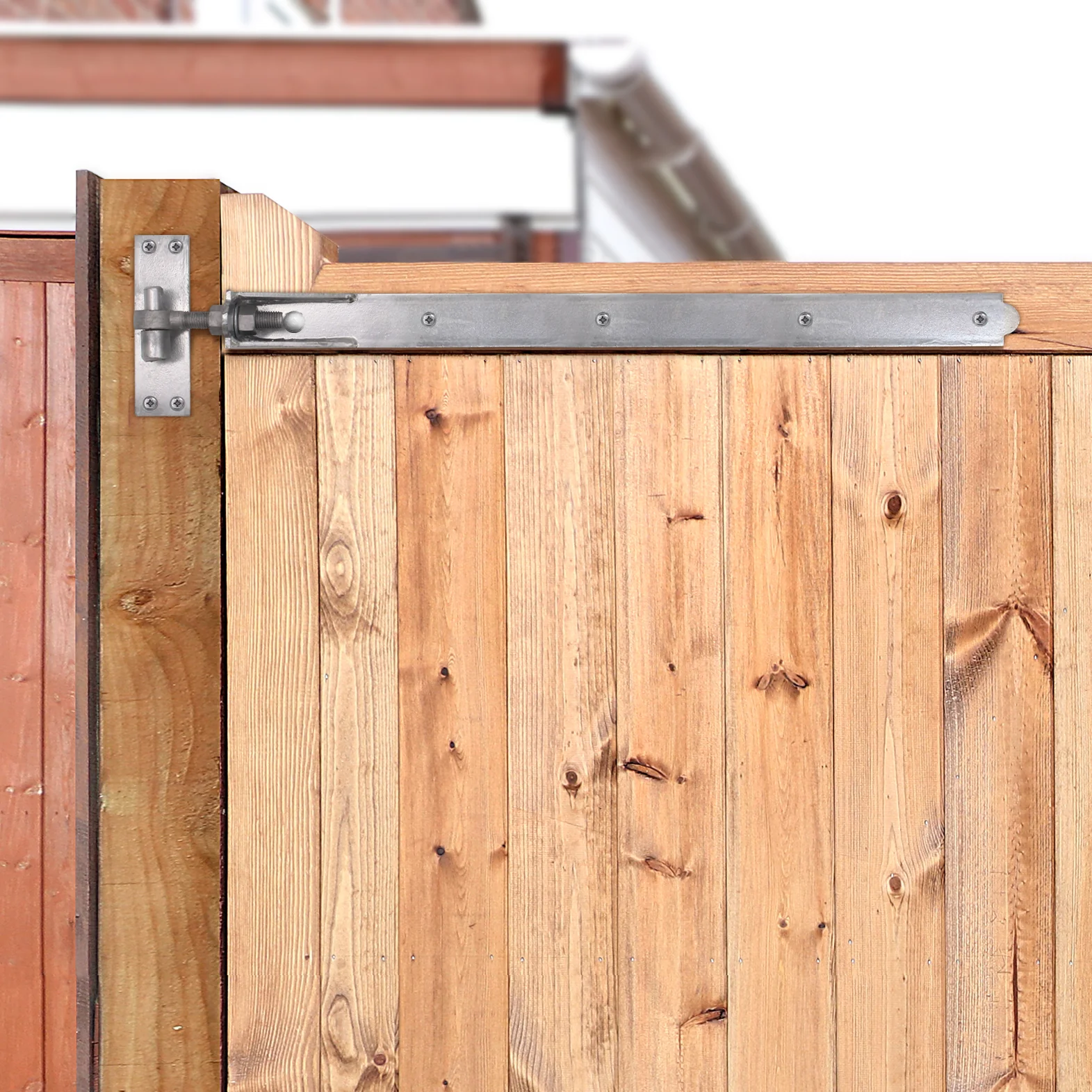 Adjustable Hook and Band Gate Hinge Set - 1200mm / 48" - Galvanised (Pair) - Image 5