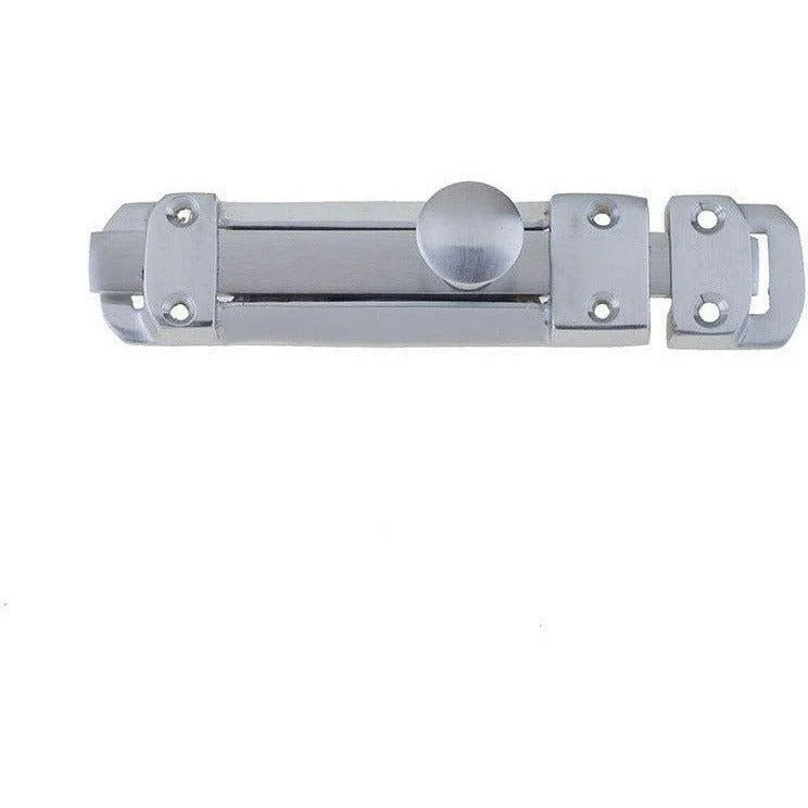 Architectural Surface Bolt - 205mm - Satin Chrome