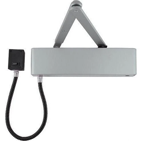 Electromagnetic Hold Open/Free Swing Fire Door Closer - Power Size 4 - Silver Cover - Image 4