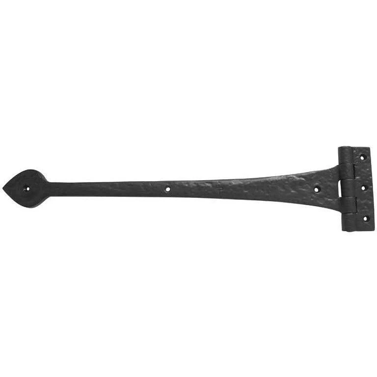 Arrow Head Door and Gate Hinge - 430mm - Black Antique Iron