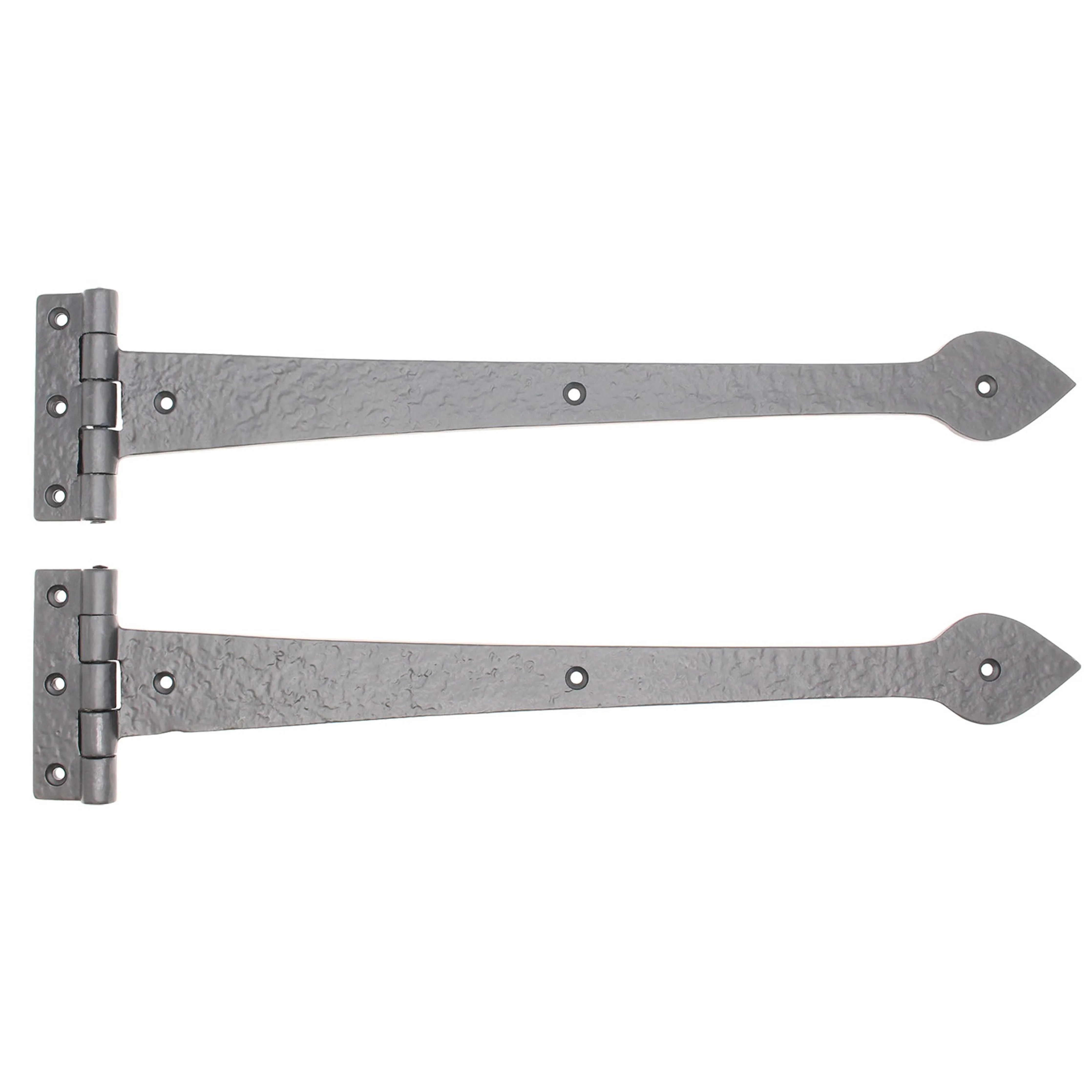 Arrow Head Door and Gate Hinge - 465mm/18inches - Black Antique Iron