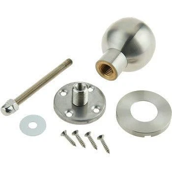 Centre Door Knob Ball Bolt Fixed Door Pull - 55mm - Black Nickel - Image 7