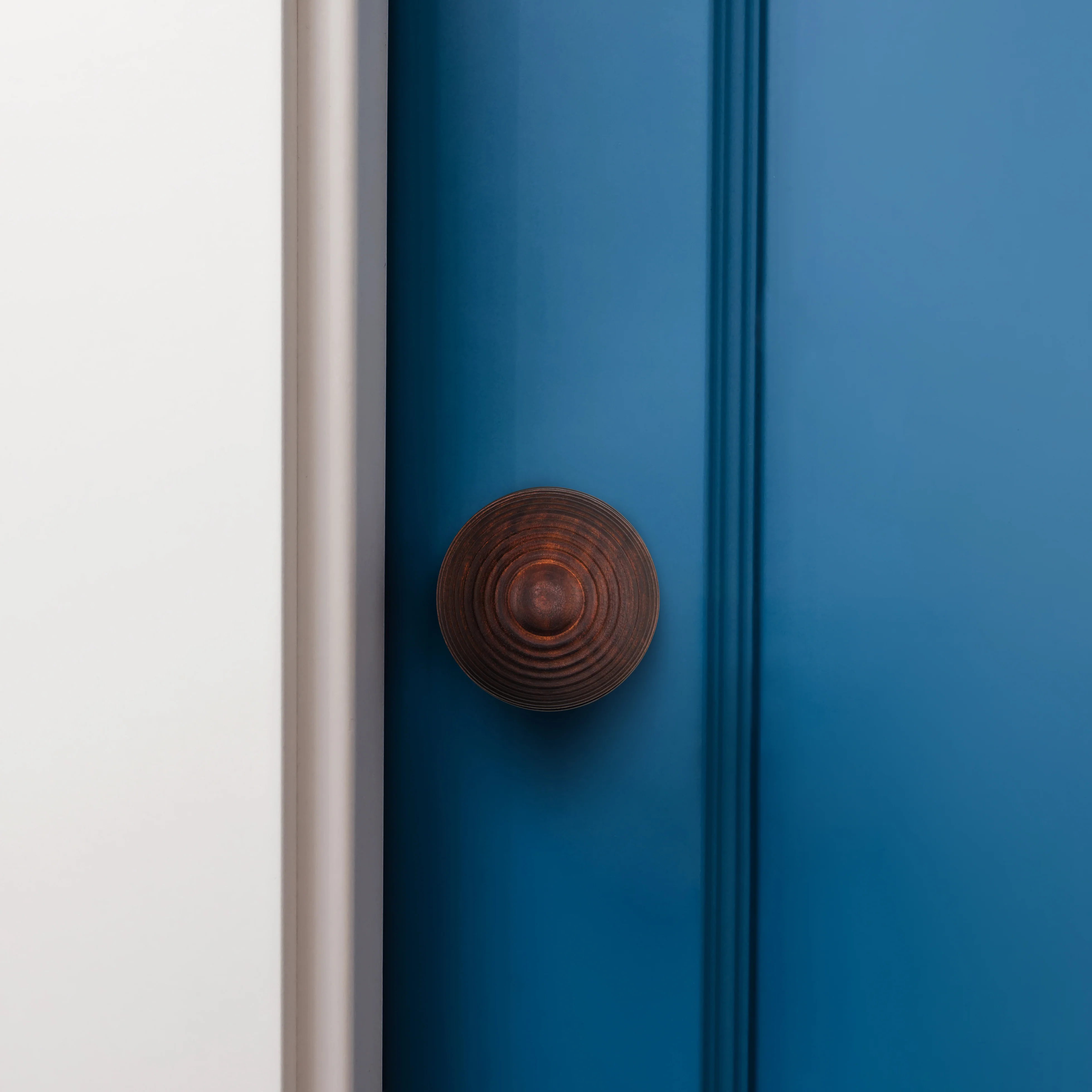 Beehive Rosewood/Brass Mortice/Rim Door Knob Kit - 76mm Latch - Image 6