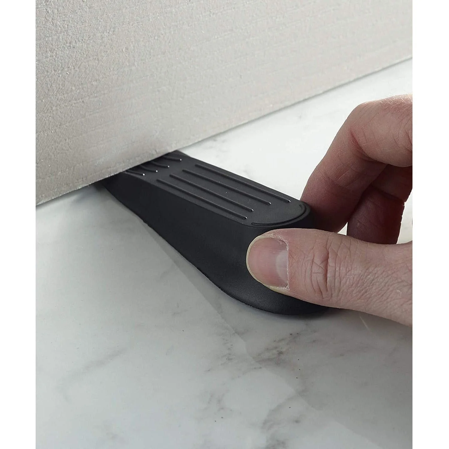 Black Rubber Door Wedge - Image 3