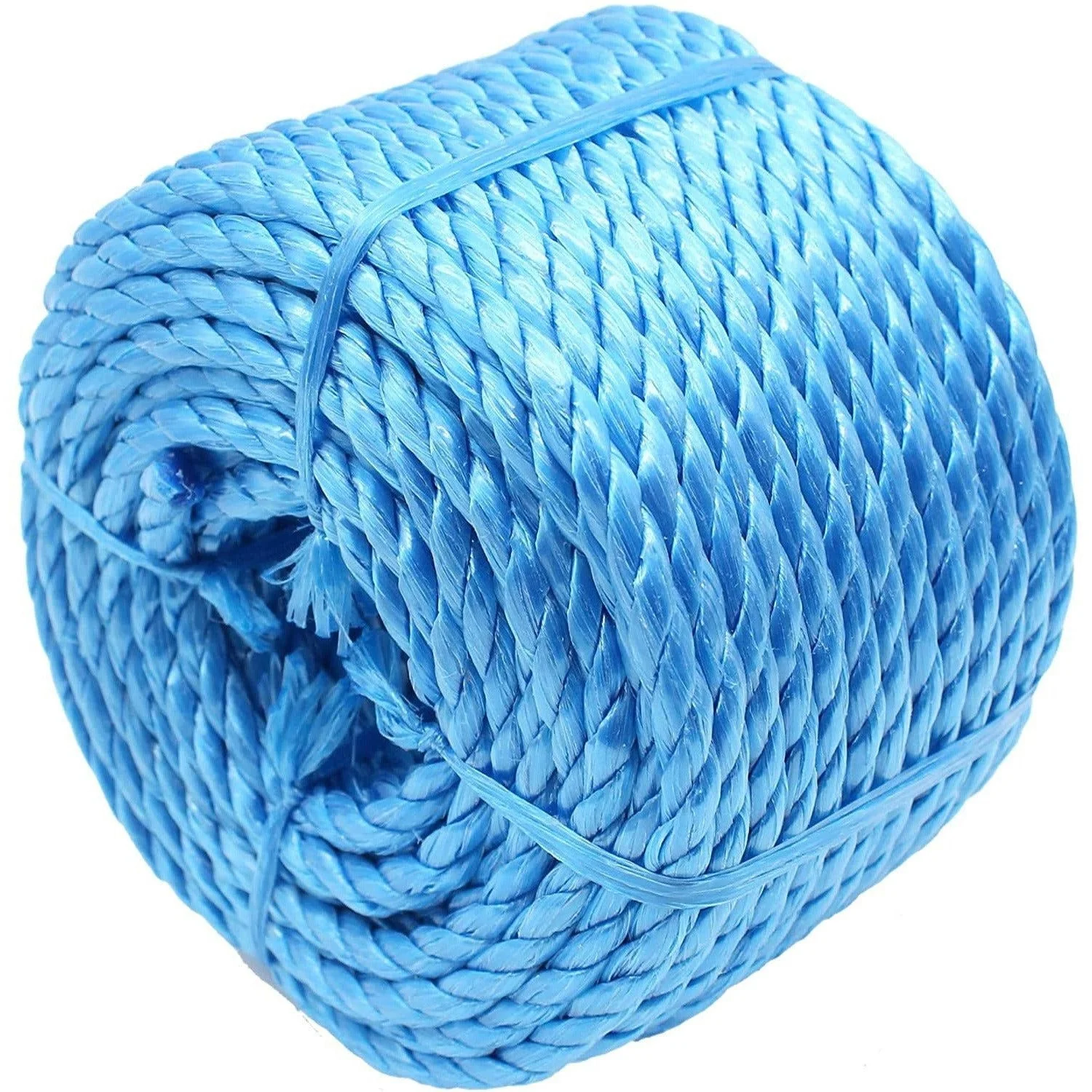 Blue Rope Poly Polypropylene Builder Rope - 6mm x 30m - Plumber Electrician Draw Rope - Image 3