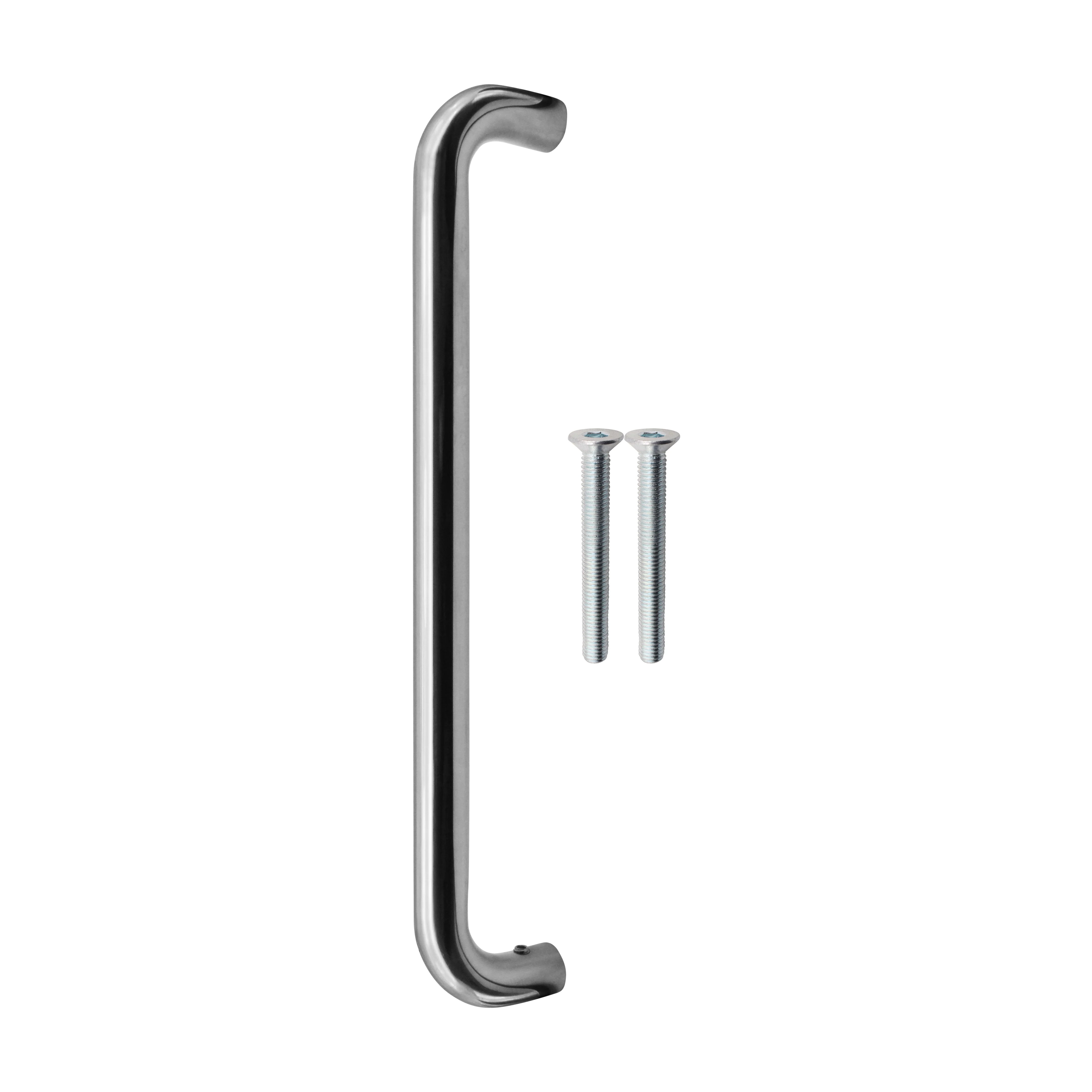 Bolt Fix Pull Handle - 300mm x 19mm - Polished Stainless Steel