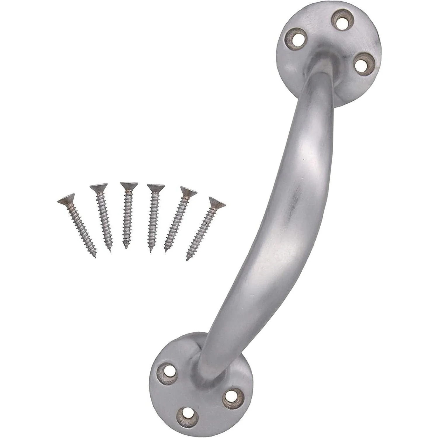 Bow Pattern Pull Handle - 175mm / 7 Inch - Satin Chrome