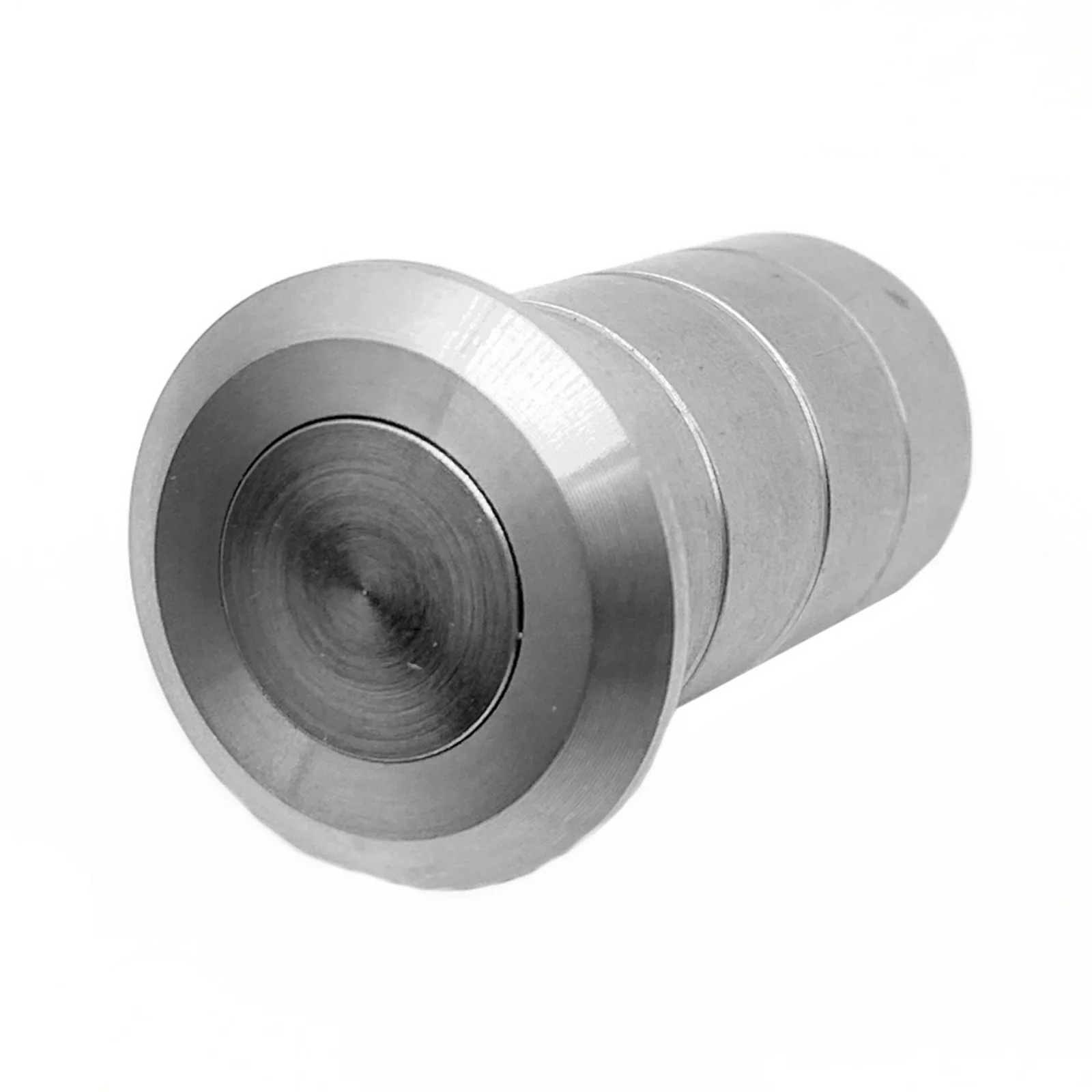 Brass Dust Socket for Flush Bolts - 20 x 25mm - Polished Chrome - Image 4