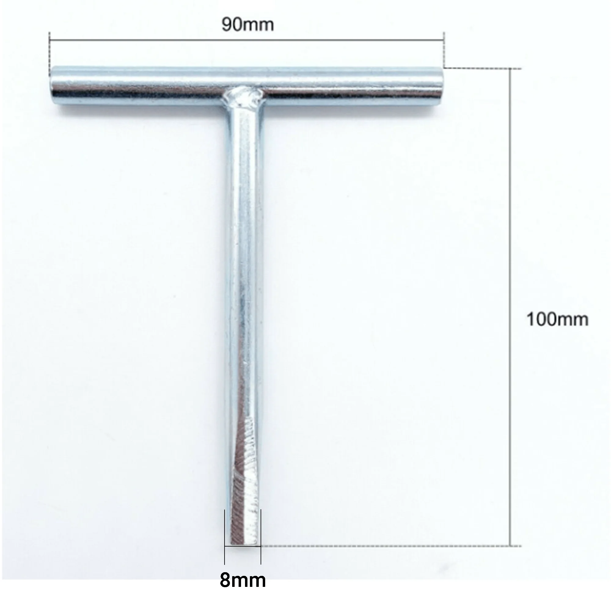 Budget Lock Taper Key T Tee Loft Access Panel Horse Box Key - Zinc Plated - Image 3