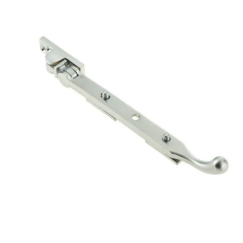 Bulb End Casement Window Stay - 200mm - Satin Chrome