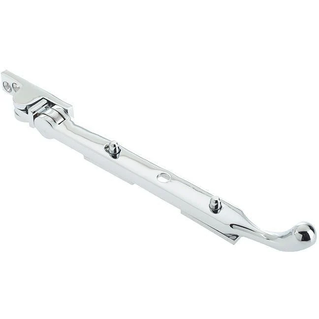 Bulb End Casement Window Stay - 305mm - Polished Chrome