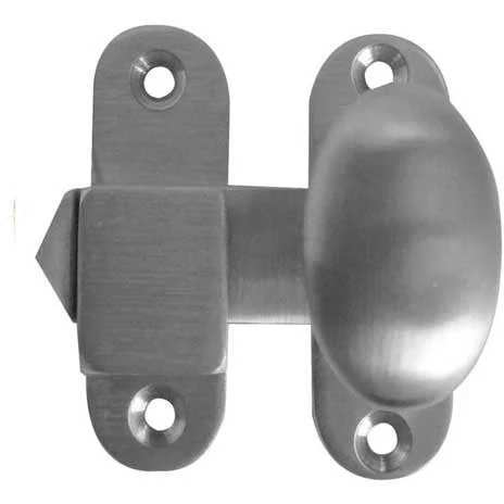 Cabinet Door Catch - 57x41mm - Satin Chrome