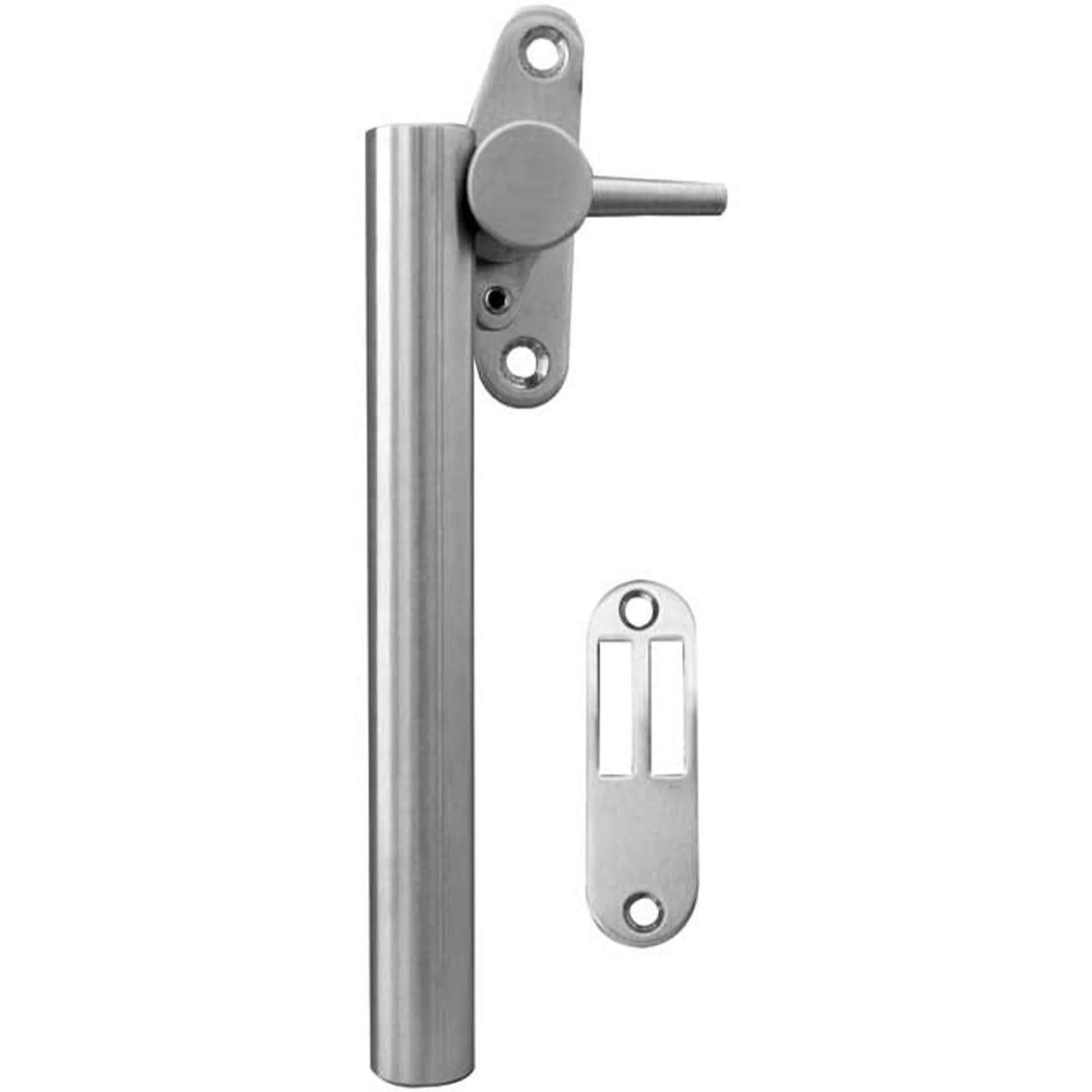 Casement Window Fastener Mortice Plate - Left Hand - Stainless Steel