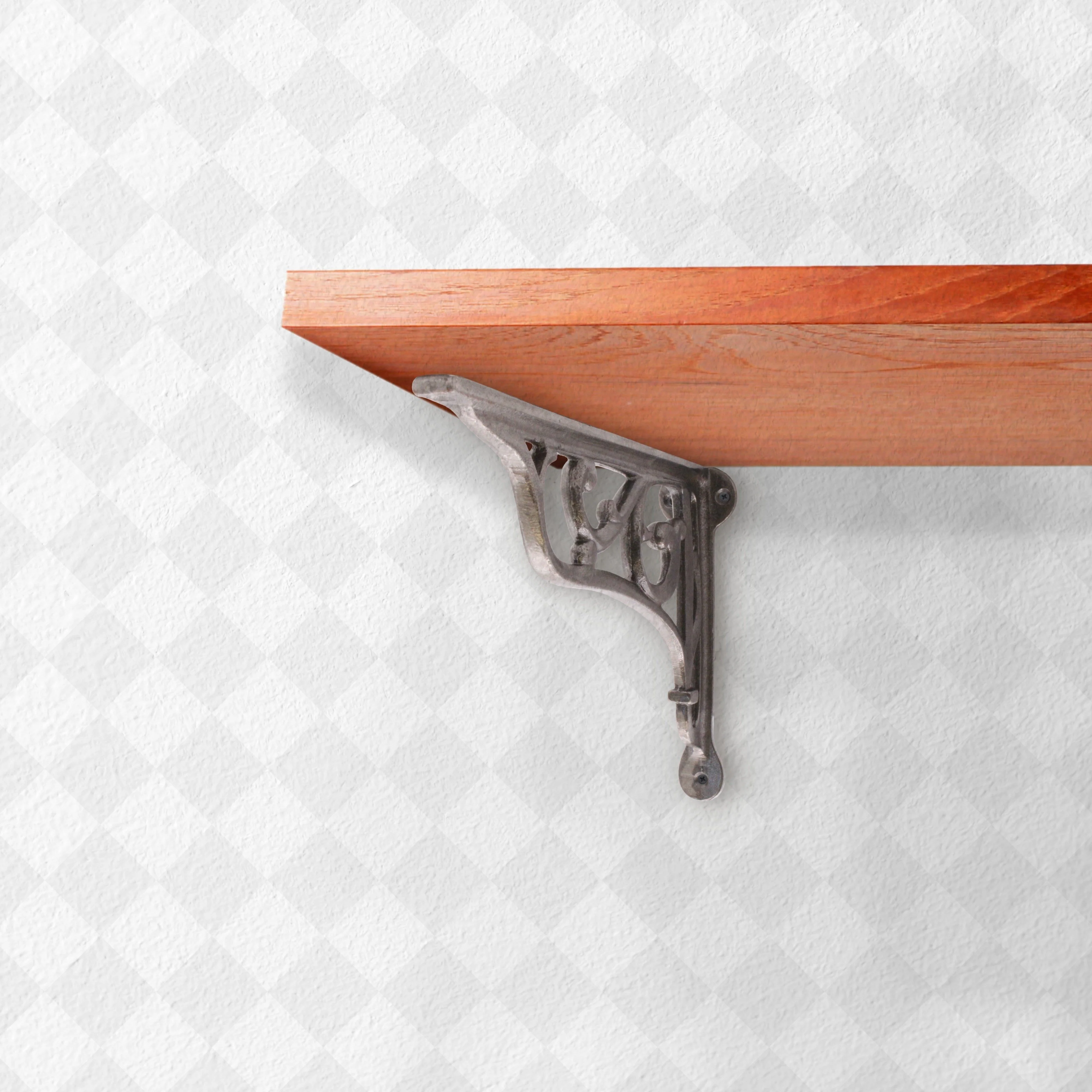 Cast Iron Brackets Edwardian Vintage Style Mounted Supports for Shelving Cotswold - Image 4