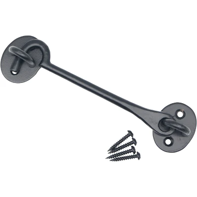 QUALITY Cast Iron Cabin Hook - 3 inch - Black