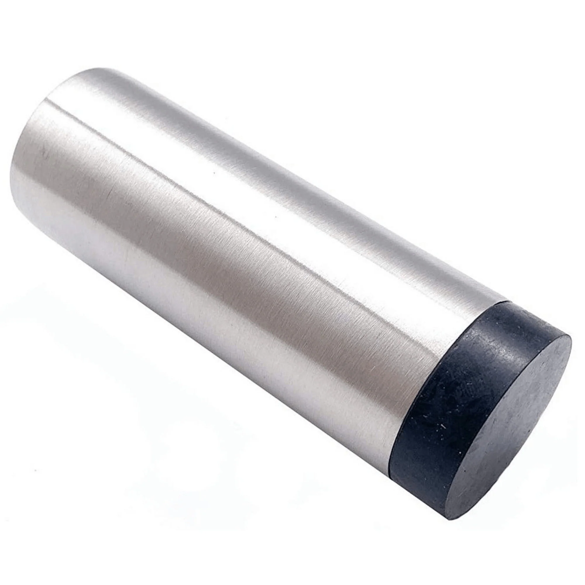 Projection Wall Mounted Door Stop - 105 x 30mm Projection - Satin Stainless Steel
