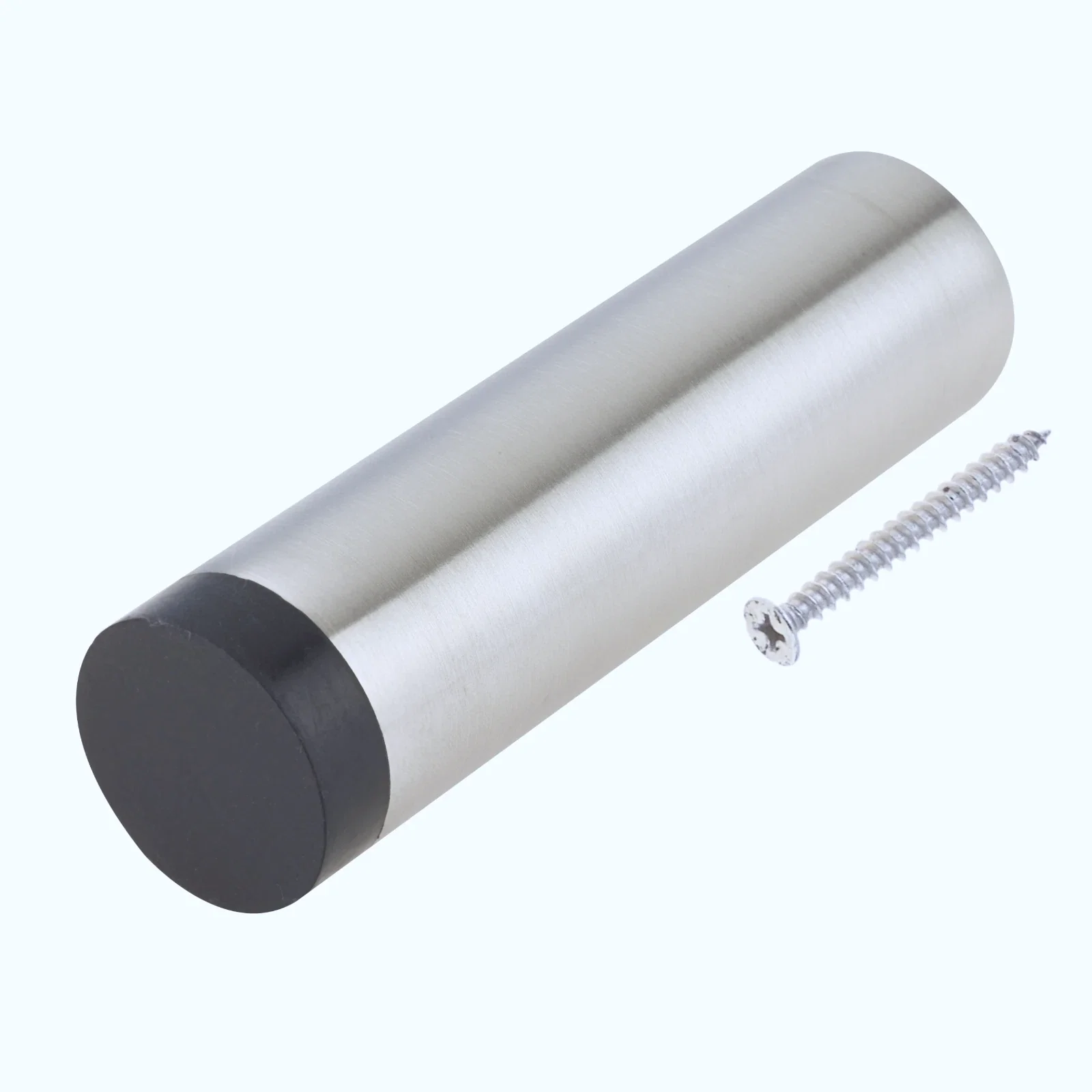 Door Stop Projection Wall Mounted - 85mm Projection - Satin Stainless - Image 4