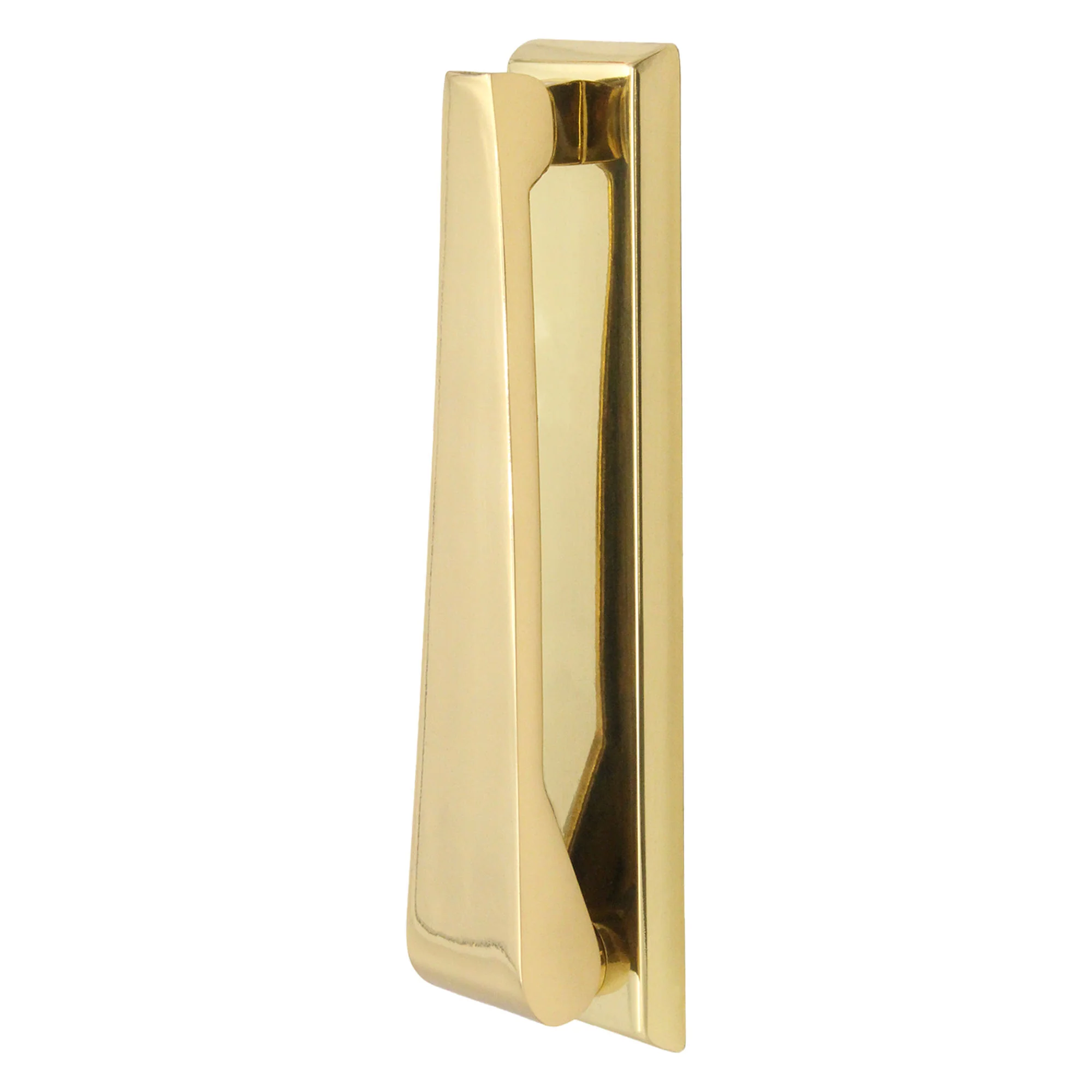 Contemporary Door Knocker - 157x36mm - Polished Brass