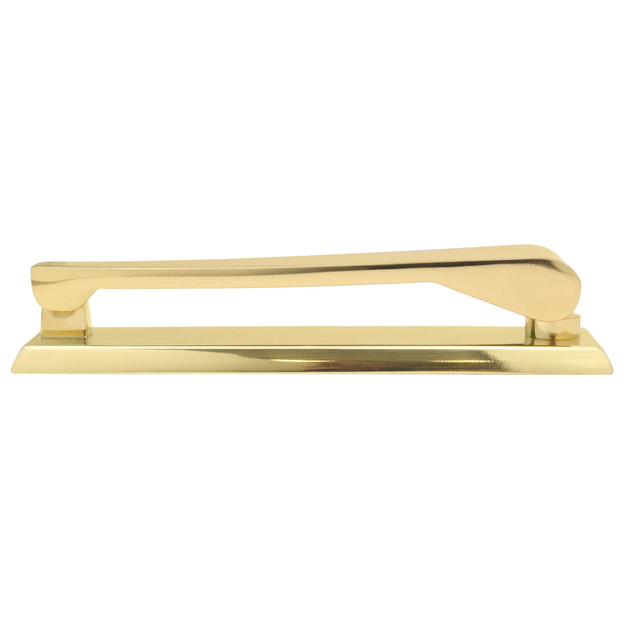 Contemporary Door Knocker - 157x36mm - Polished Brass - Image 2