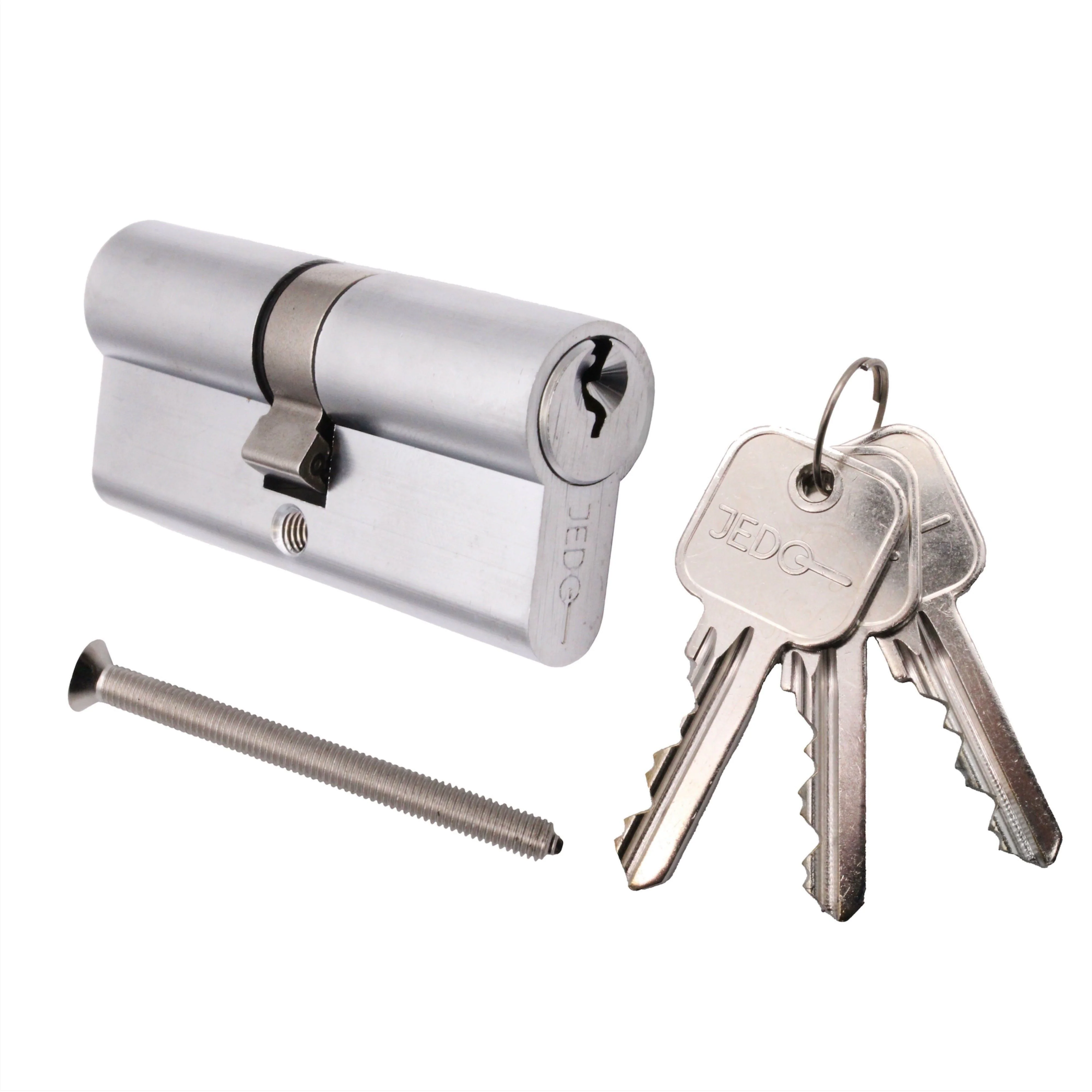 Euro Cylinder Lock - 35/35 - Satin Chrome - Image 4