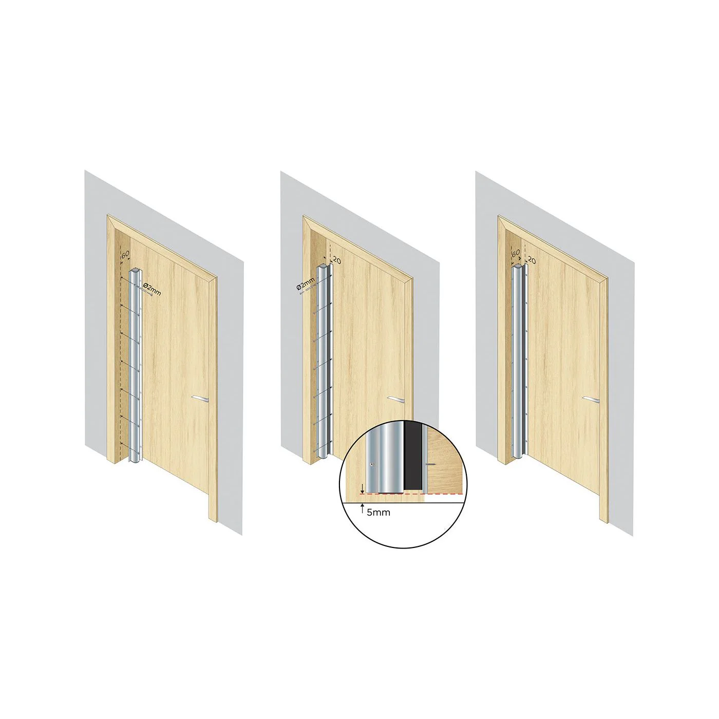 Roller Door Finger Guard Protector – Fire Rated FD30/60 - 1925mm - SAA/Black - Image 6