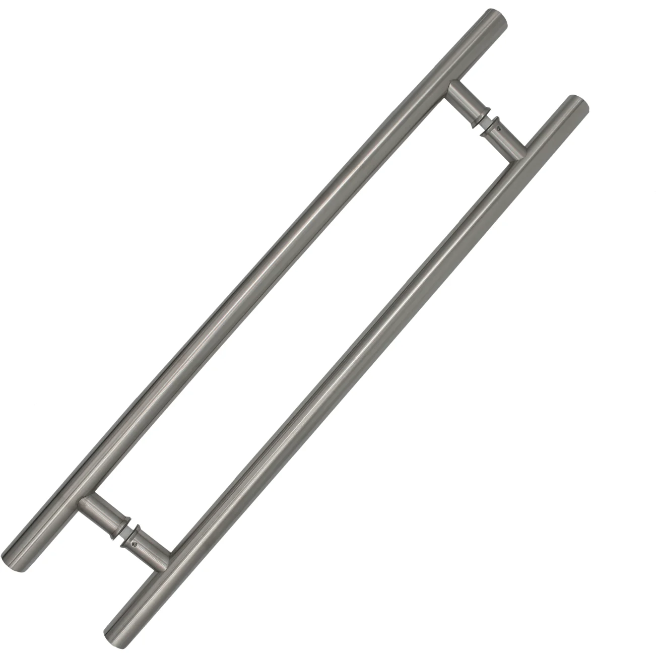Guardsman Entrance Pull Handles - Back To Back Fix - 1000 x 19mm 900mm c/c - 316 Stainless Steel