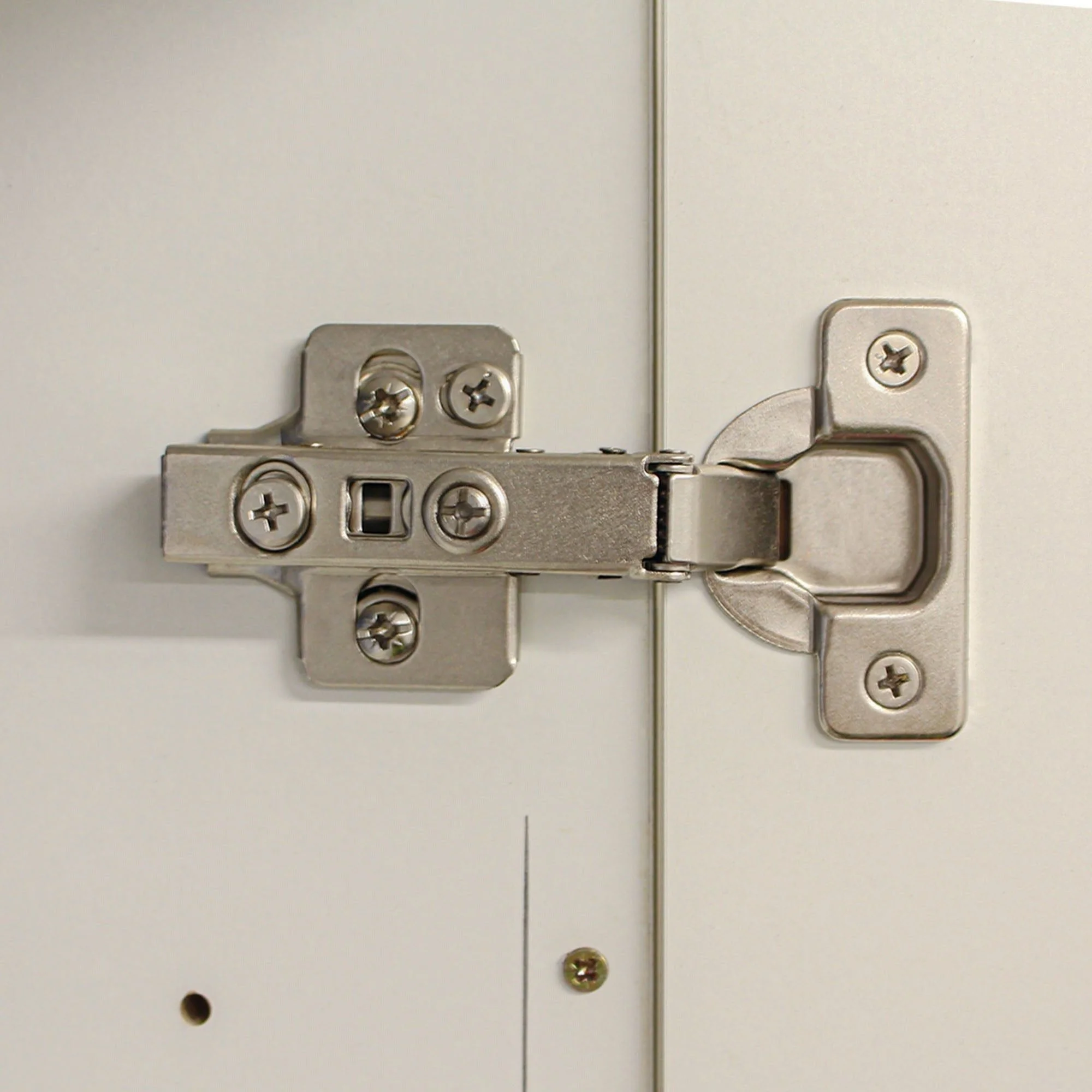35mm Clip On Sprung Kitchen Cabinet Hinge - FULL OVERLAY 110 Deg c/w Euro Screw on Plate - Image 5