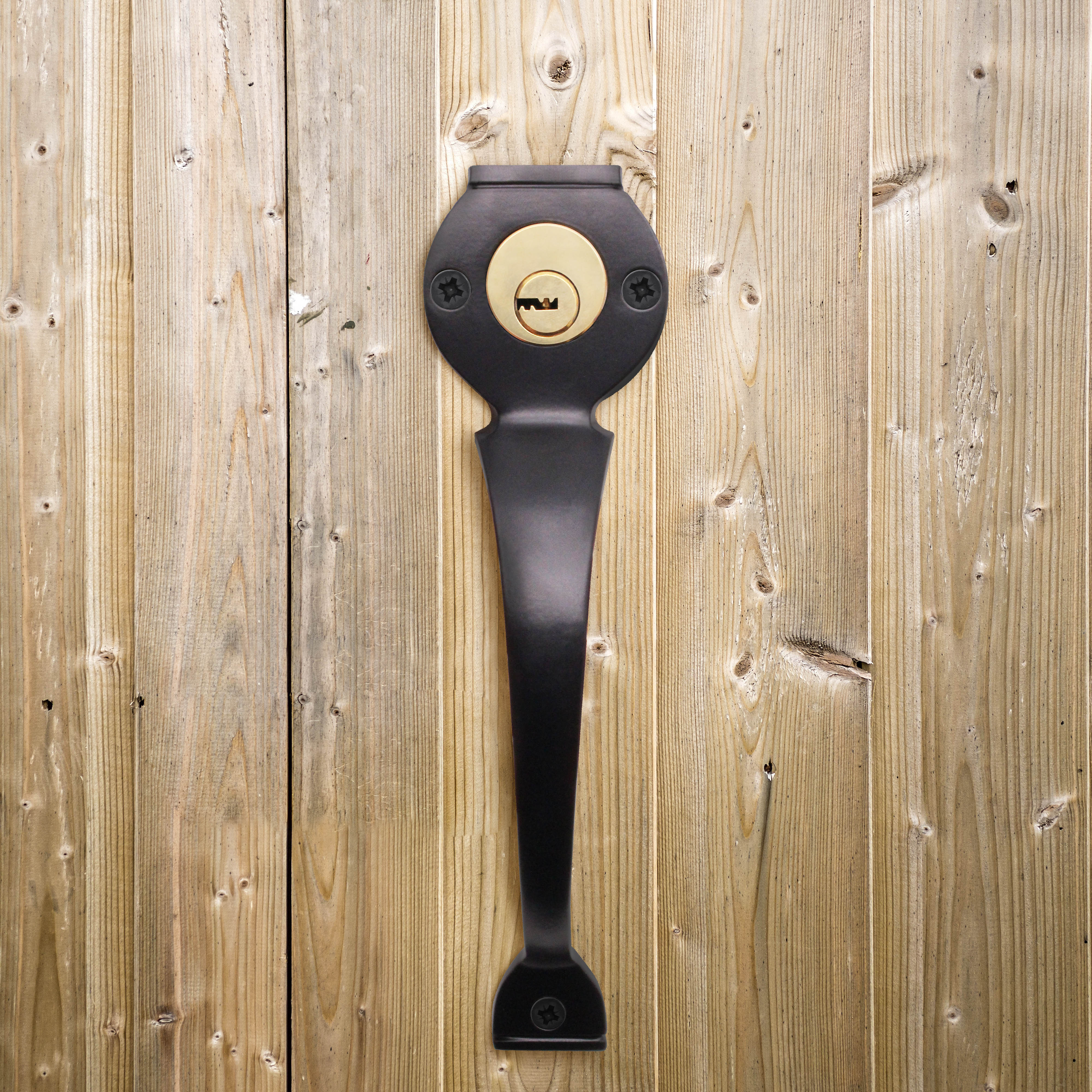 Long Throw Gate Lock & Pull Handle - Single Locking - 70mm - Image 6