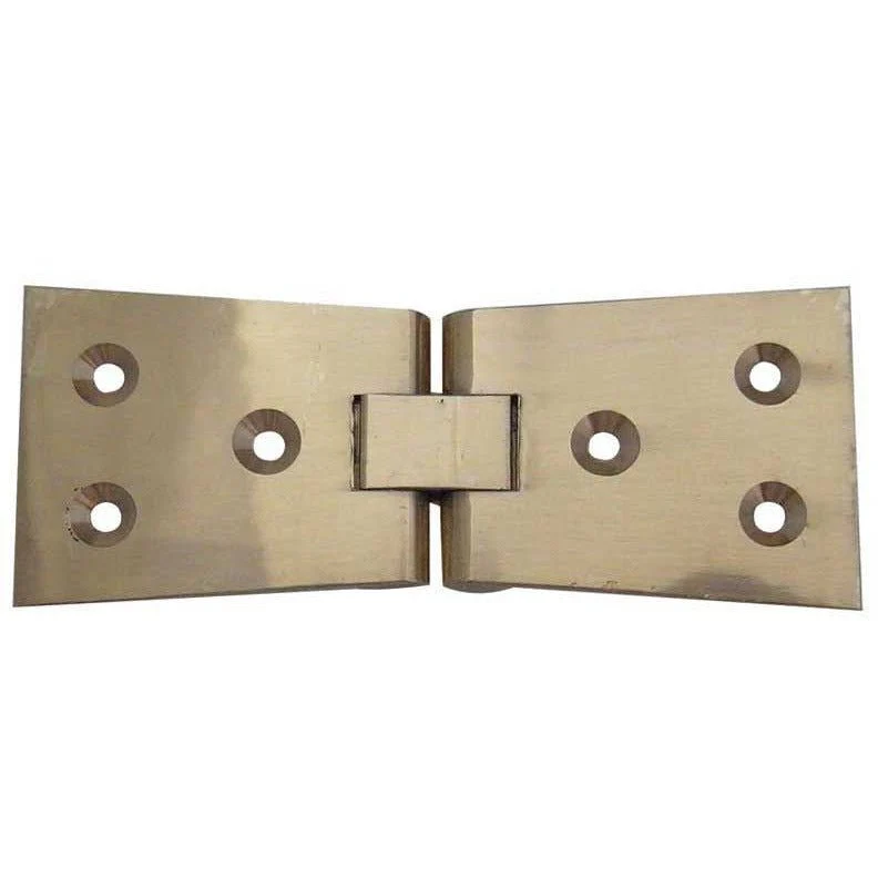 Counter Flap Hinge - 104x39mm - Polished Brass