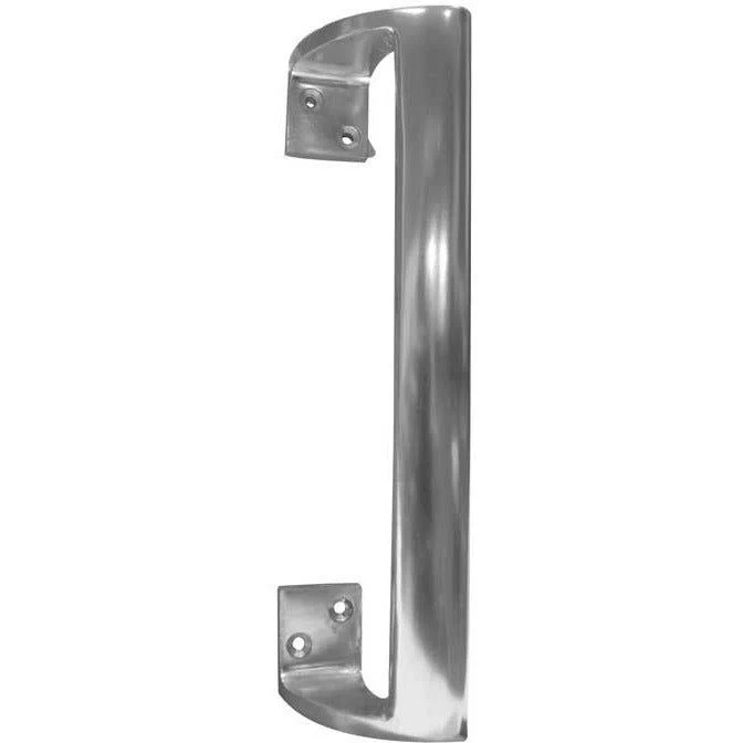 Cranked Pull Handle - 300mm - Satin Aluminium