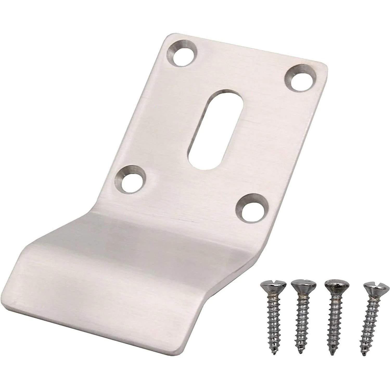 Cylinder Pull Finger Latch Keyhole Profile - Satin Stainless Steel- 86mm