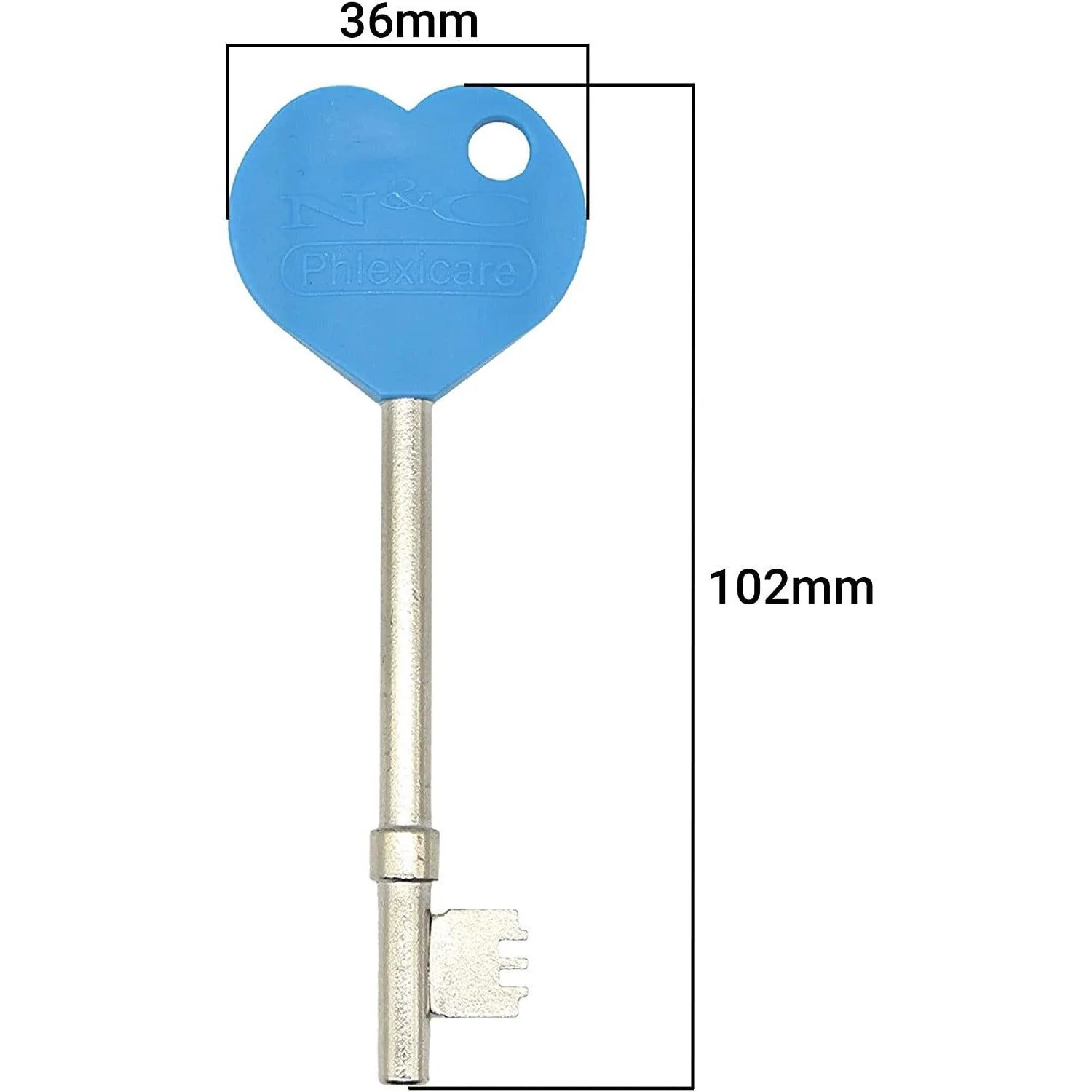 Phlexicare RADAR Key - Blue Top Comfort Grip - Pack 1 - Image 3