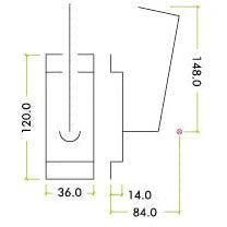 Disabled Toilet Lock Facility Indicator Bolt Set - Satin Anodised Aluminium - Image 4
