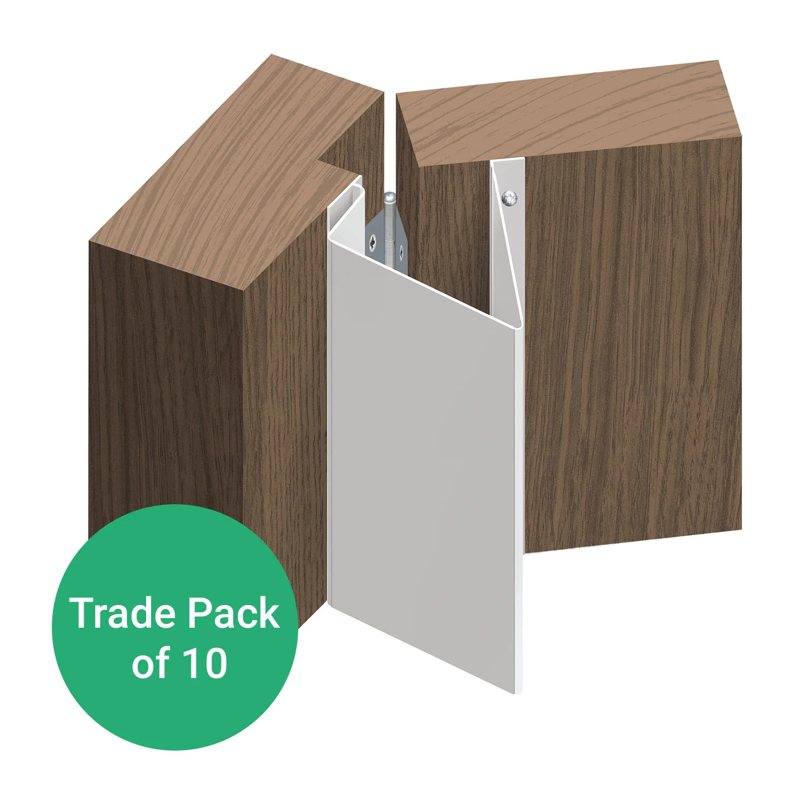 Door Finger Guard Protector - Front Side - 1950mm - White - Trade Pack Of 10