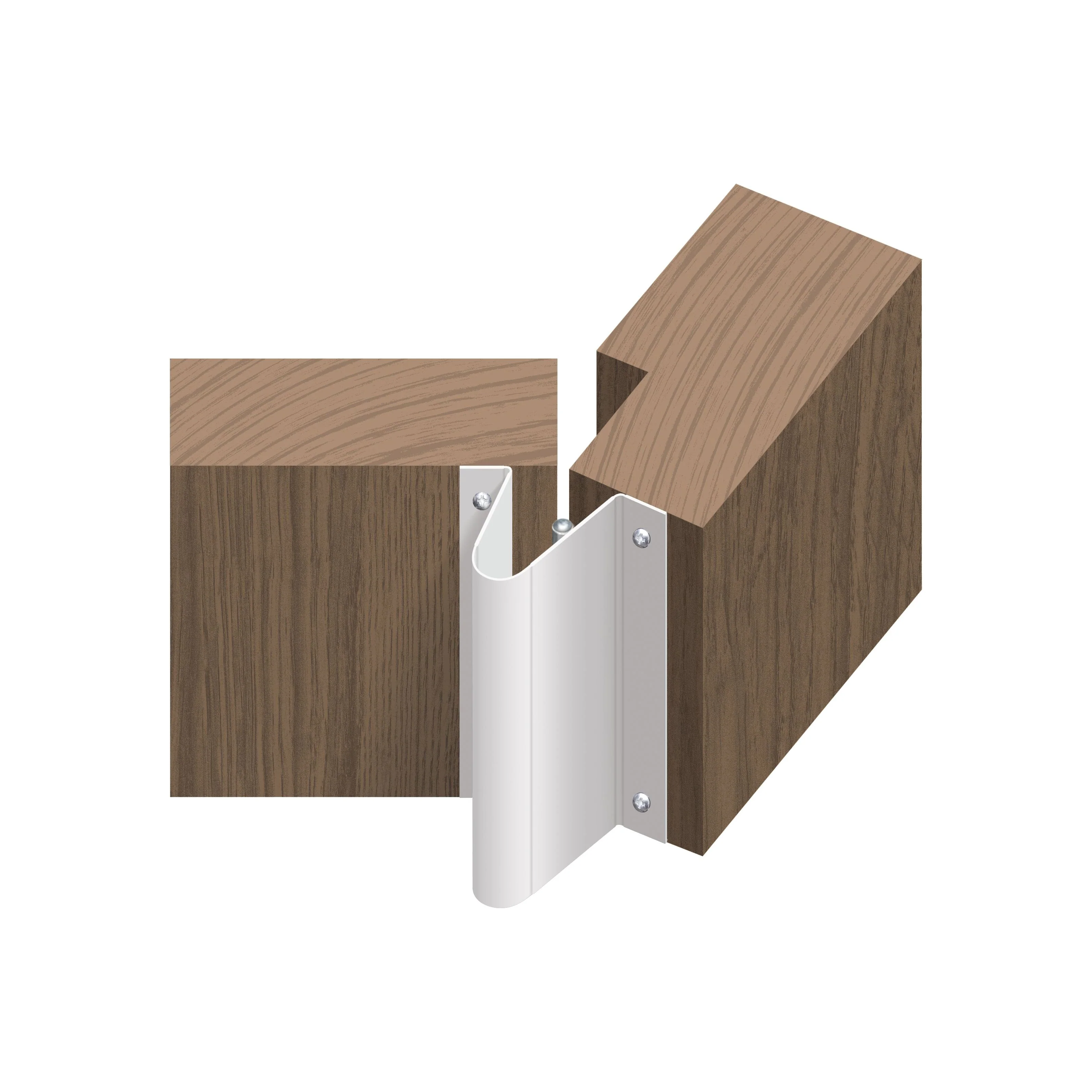 Door Finger Guard Protector - Rear Side - 1950mm - White - Trade Pack Of 5 - Image 2