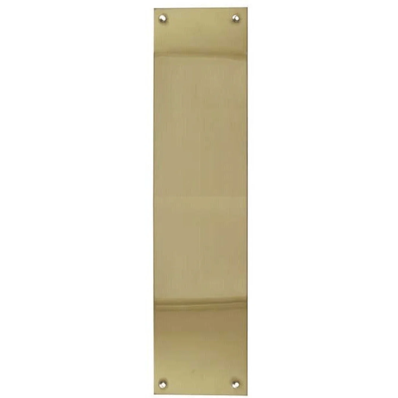 Door Finger Push Plate - 350x75mm - Polished Brass