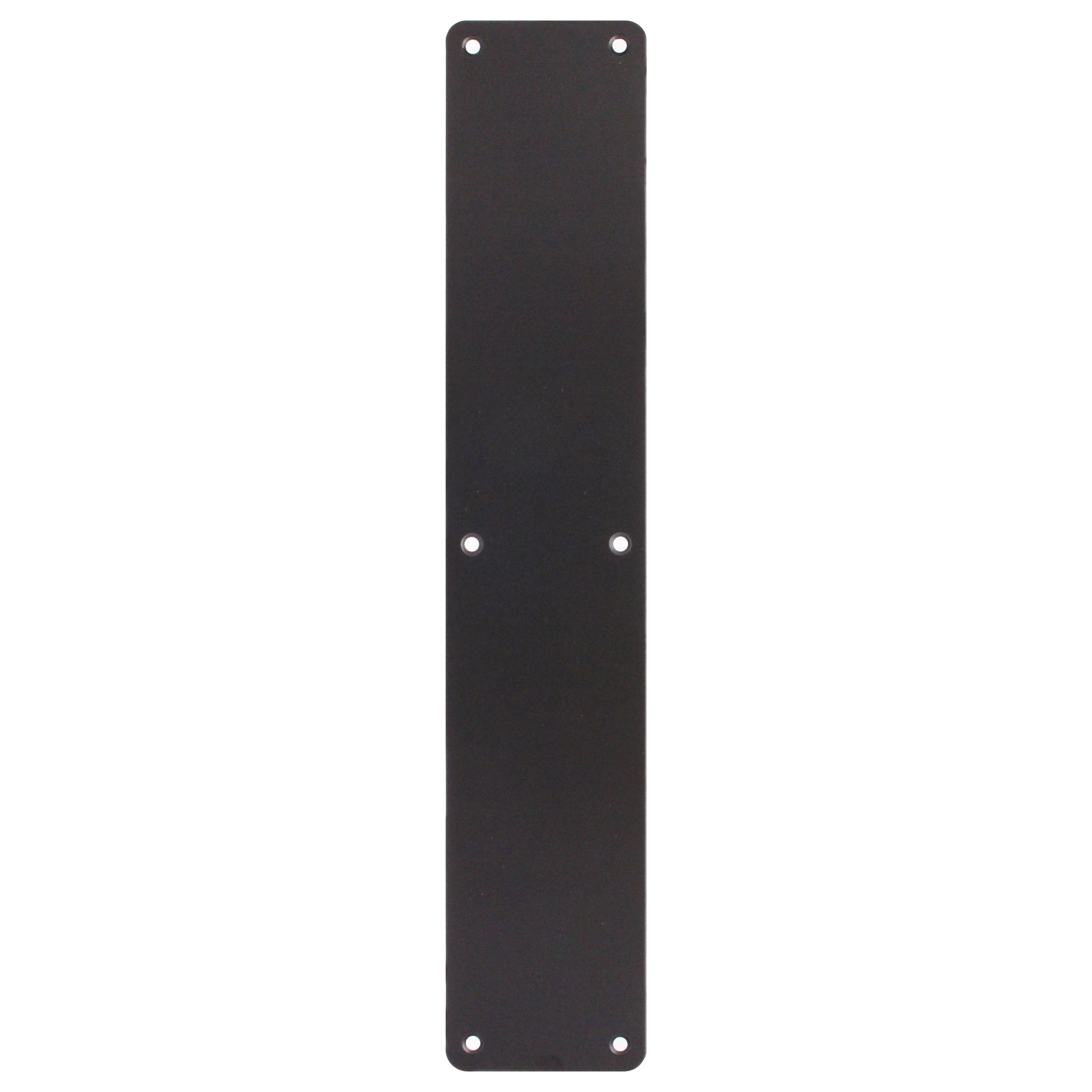 Door Finger Push Plate - 400x75mm - Matt Black