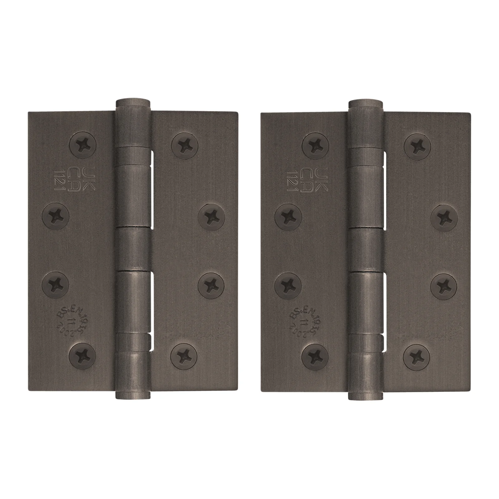 Bronze Fire Door Hinges – 4 Inch/102mm – Grade 11 Steel Ball Bearing – Pack 2