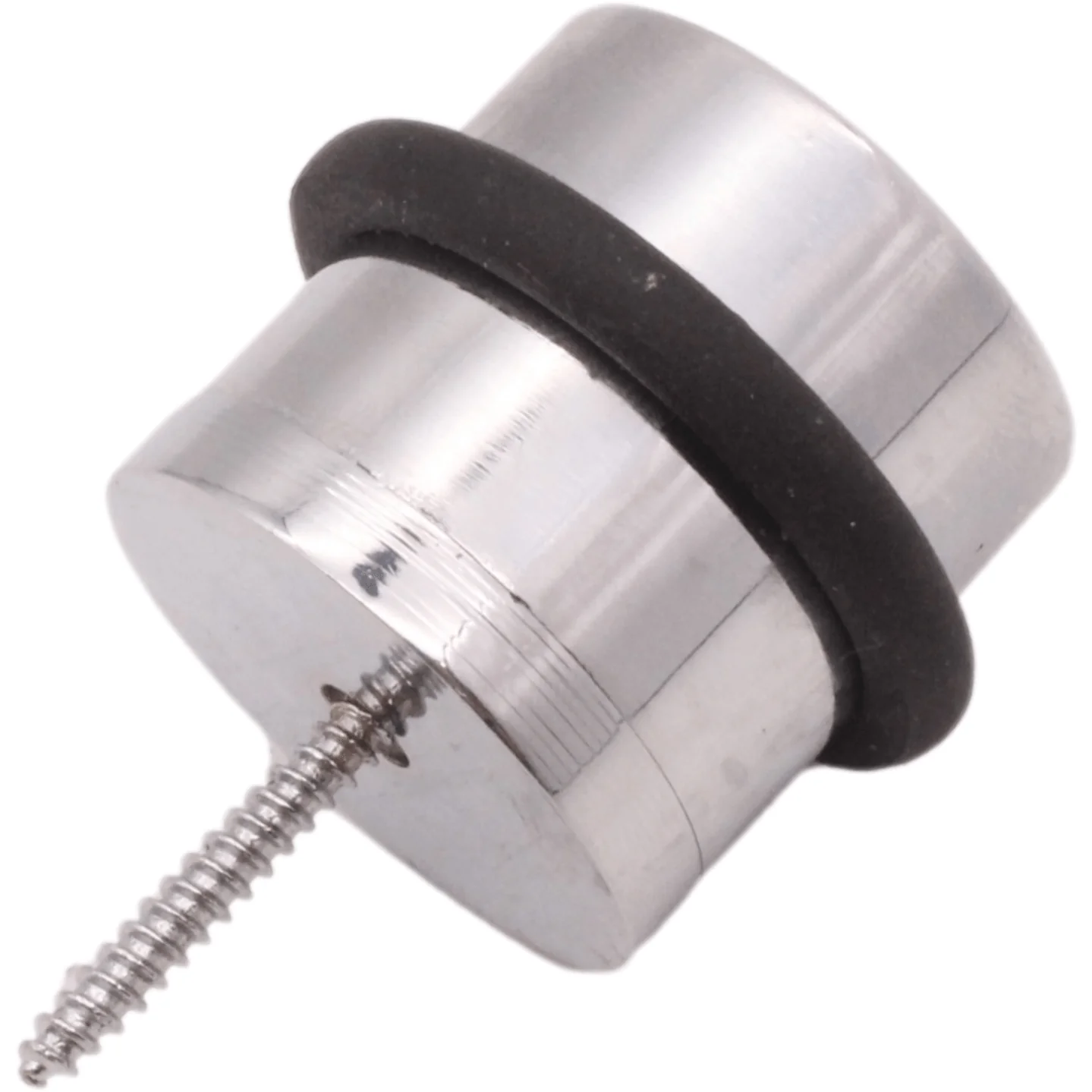 Dome Top Floor Mounted Door Stop - 30mm Diameter - Polished Chrome - Image 3