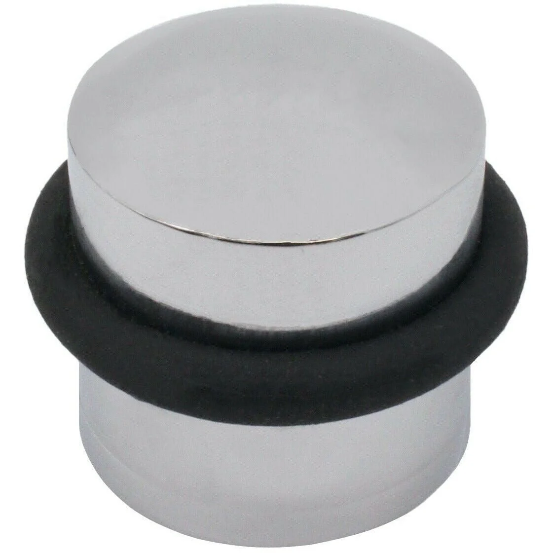 Dome Top Floor Mounted Door Stop - 30mm Diameter - Polished Chrome - Image 5
