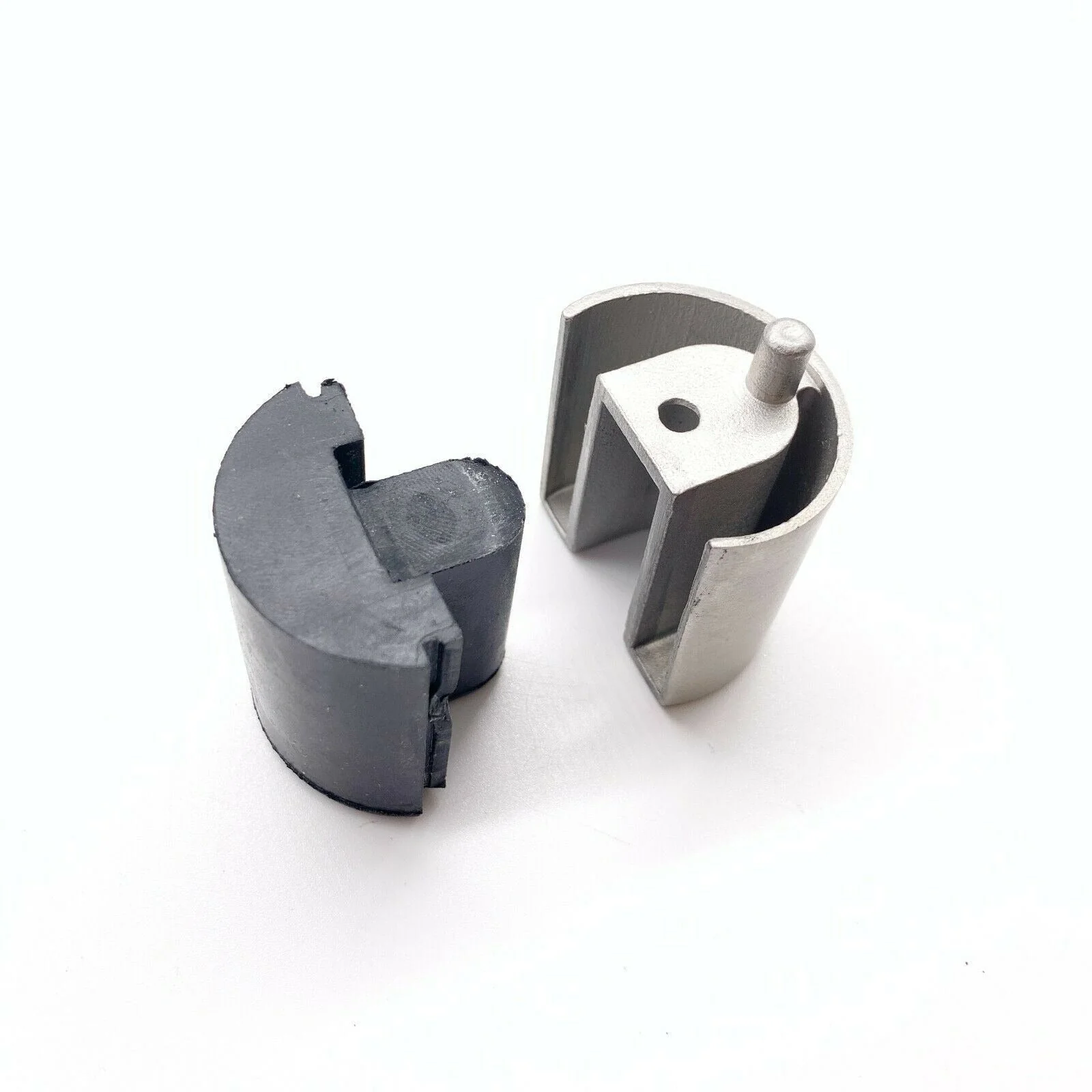 Floor Mounted Door Stop - 40mm - Satin Stainless Steel - Image 4