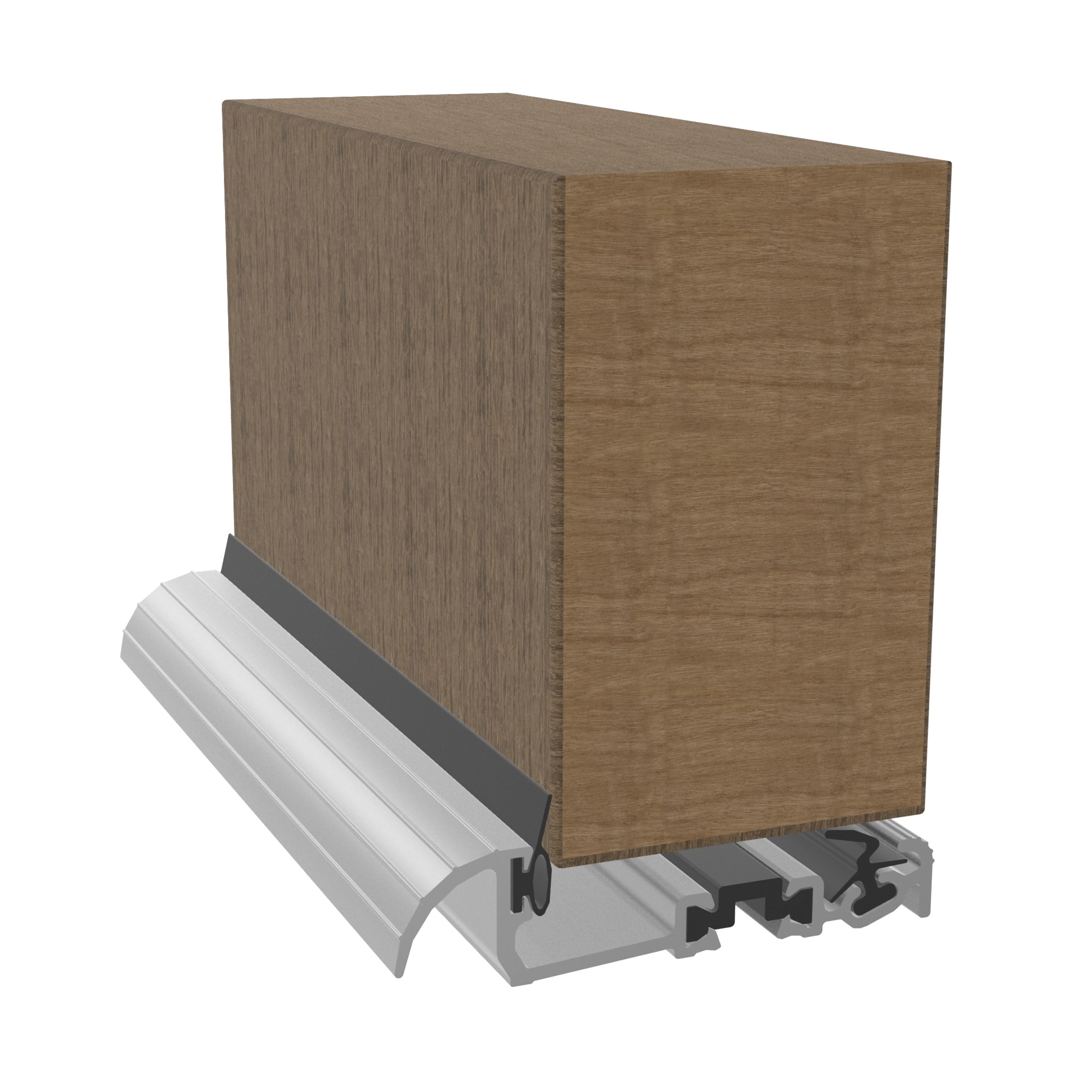 Door Threshold Seal - 44mm Inward Opening - 914mm - Aluminium - Image 6