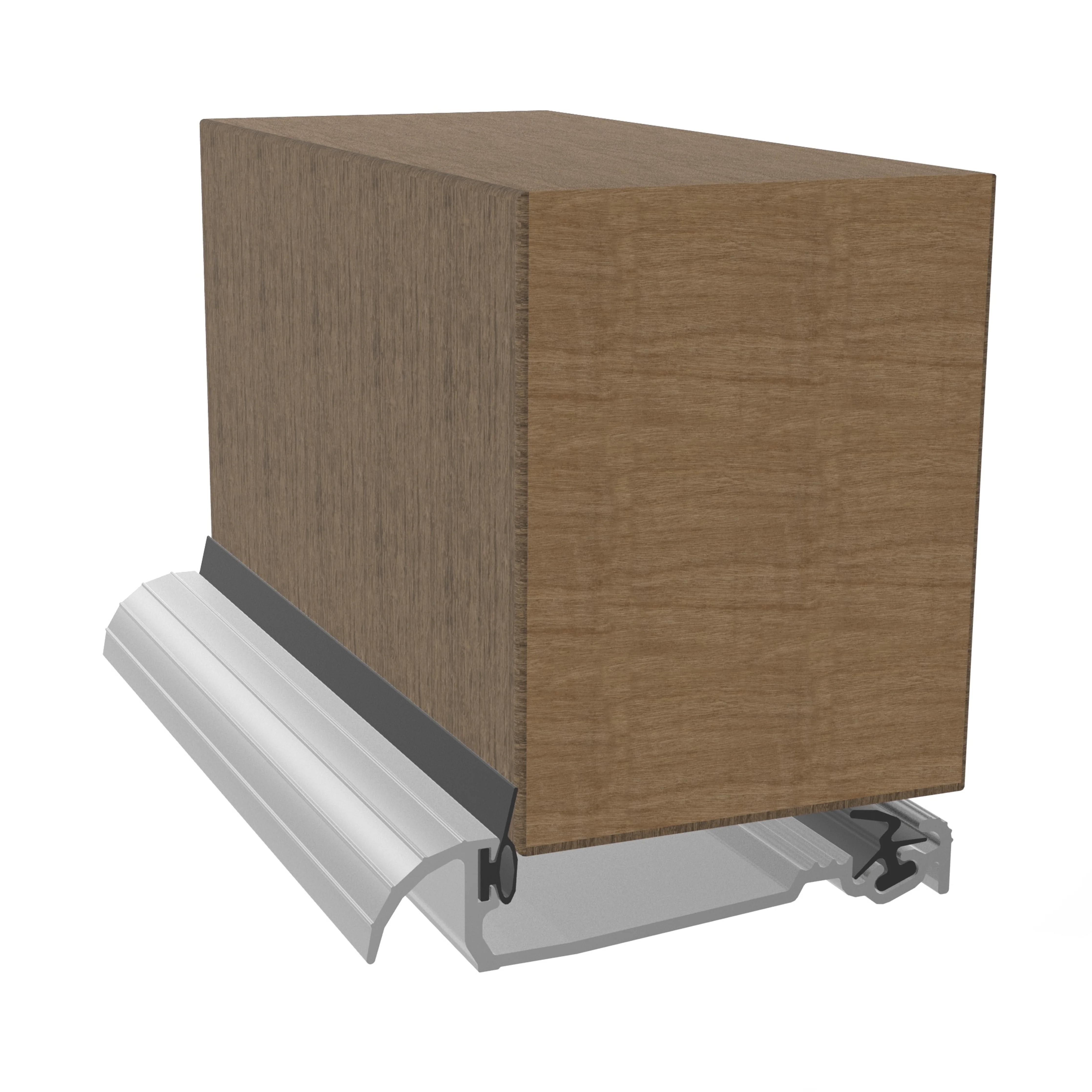 Door Threshold Seal - 56mm Inward Opening - 914mm - Aluminium - Image 6